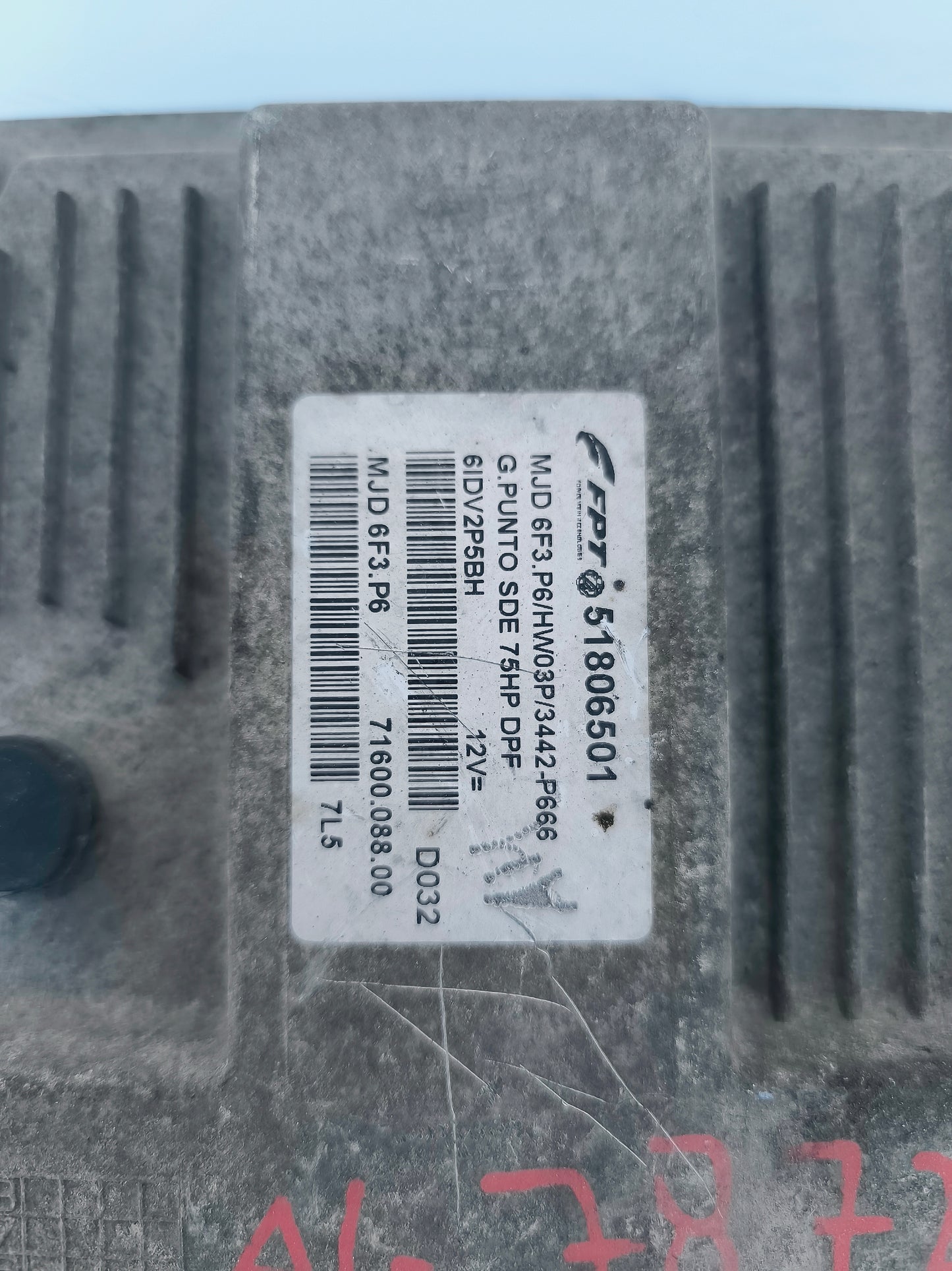 Zündkit Fiat Grande Punto 1.3 MTJ 75 PS Code 51806501 ecoAG6512