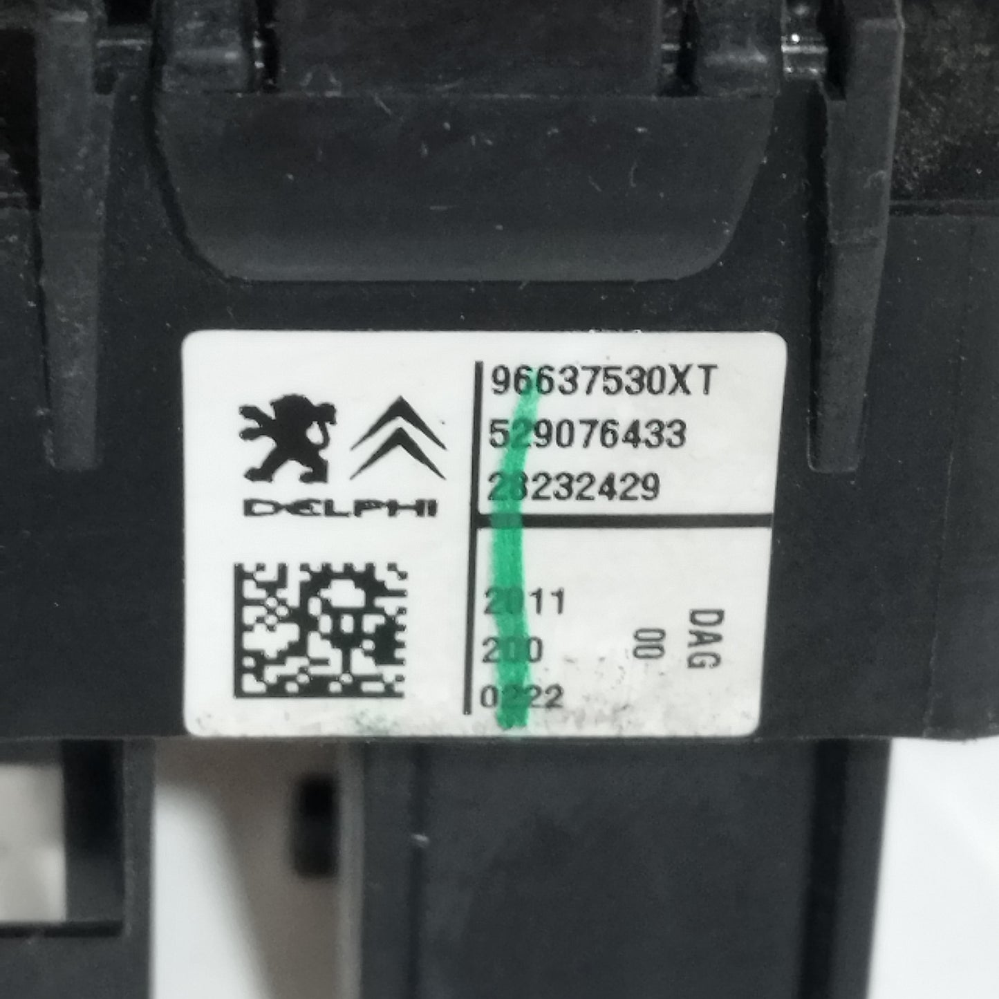 Pulsantiera anteriore sx Citroen C3 2011 Cod: 96637530XT ecoAC11959