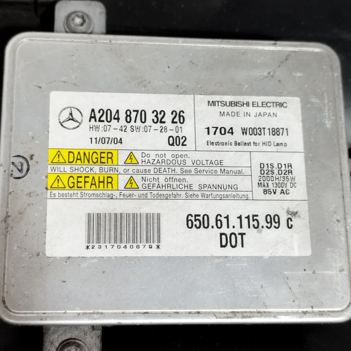 Fanale anteriore sx bixeno Mercedes GLK 2008-2012 cod: A2048207259 ecoAC17031