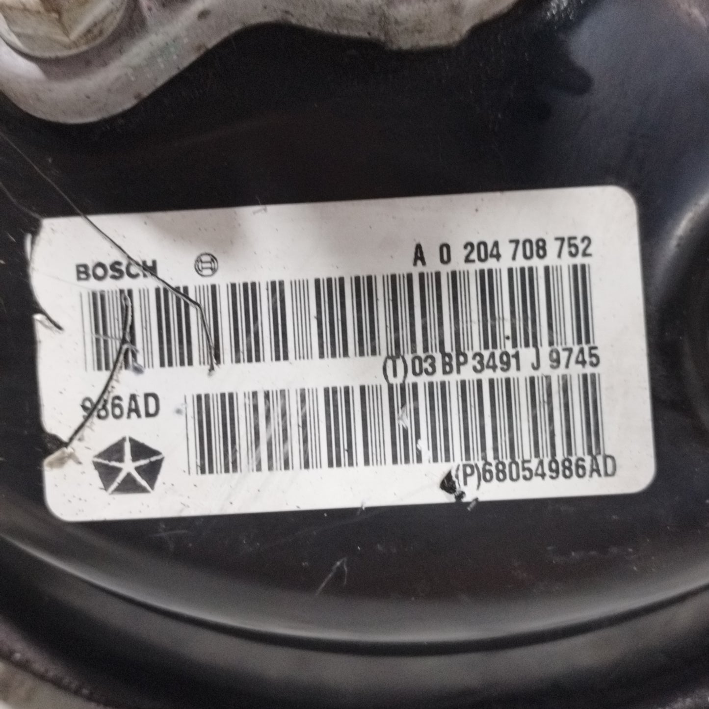 Bremskraftverstärker Fiat Freemont 2.0D 2013 Code: A0204708752 ecoAC10300