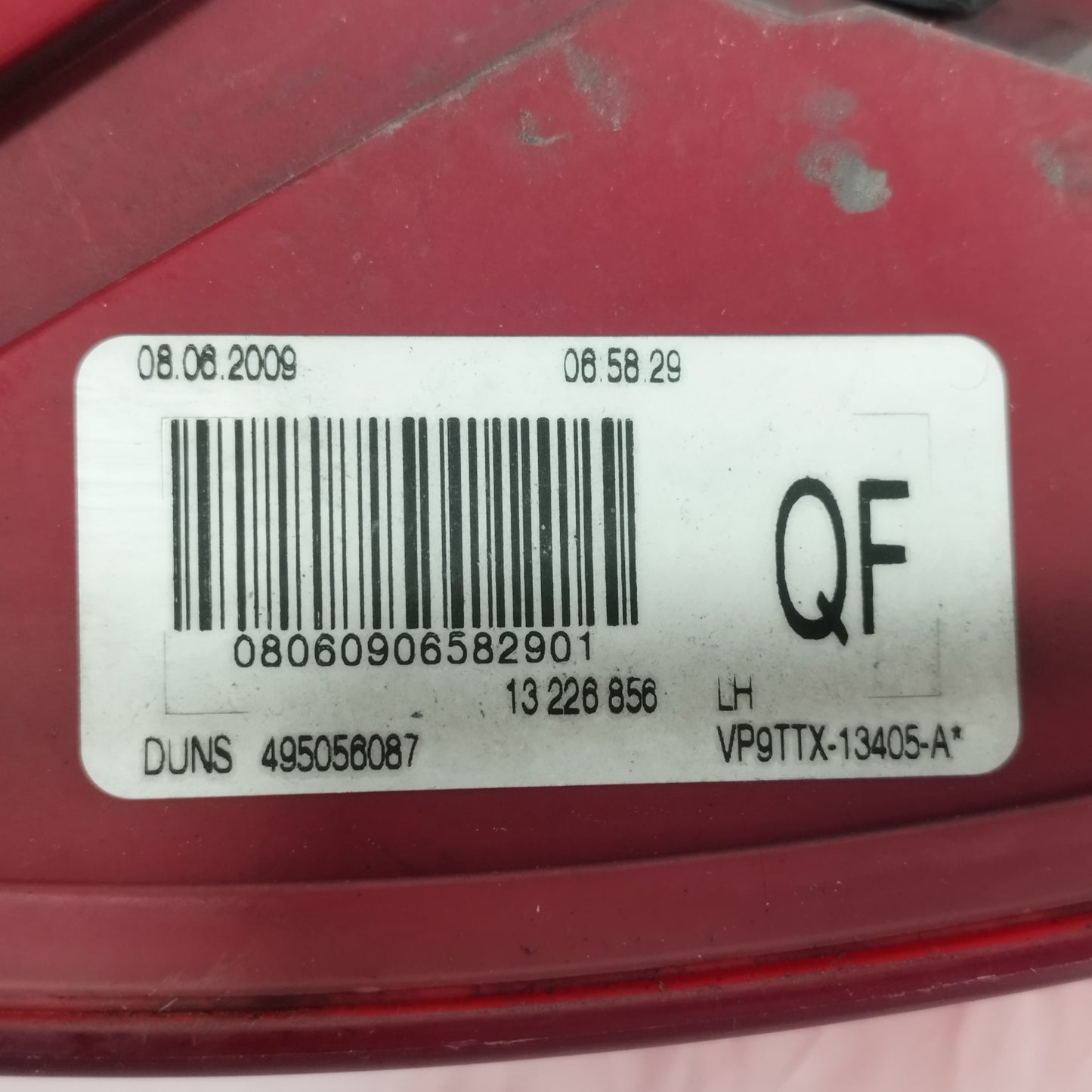 Fanale posteriore sx Opel Insignia 2009 SW Cod: 13226856 ecoAC13973