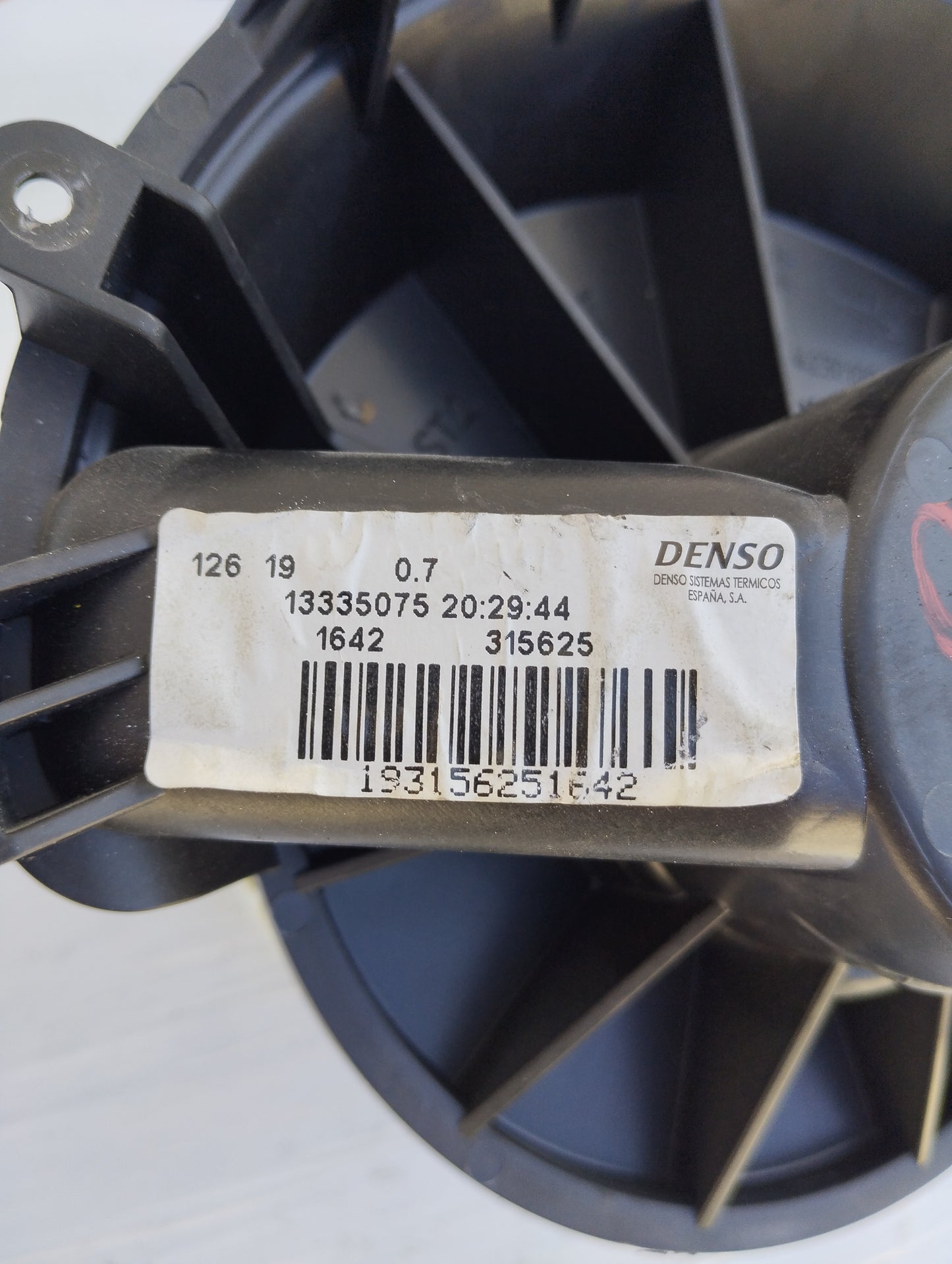 Opel Corsa E Fahrgastraumheizungslüfter komplett mit Widerstand, Teilenummer: 13335075 ecoAG5701