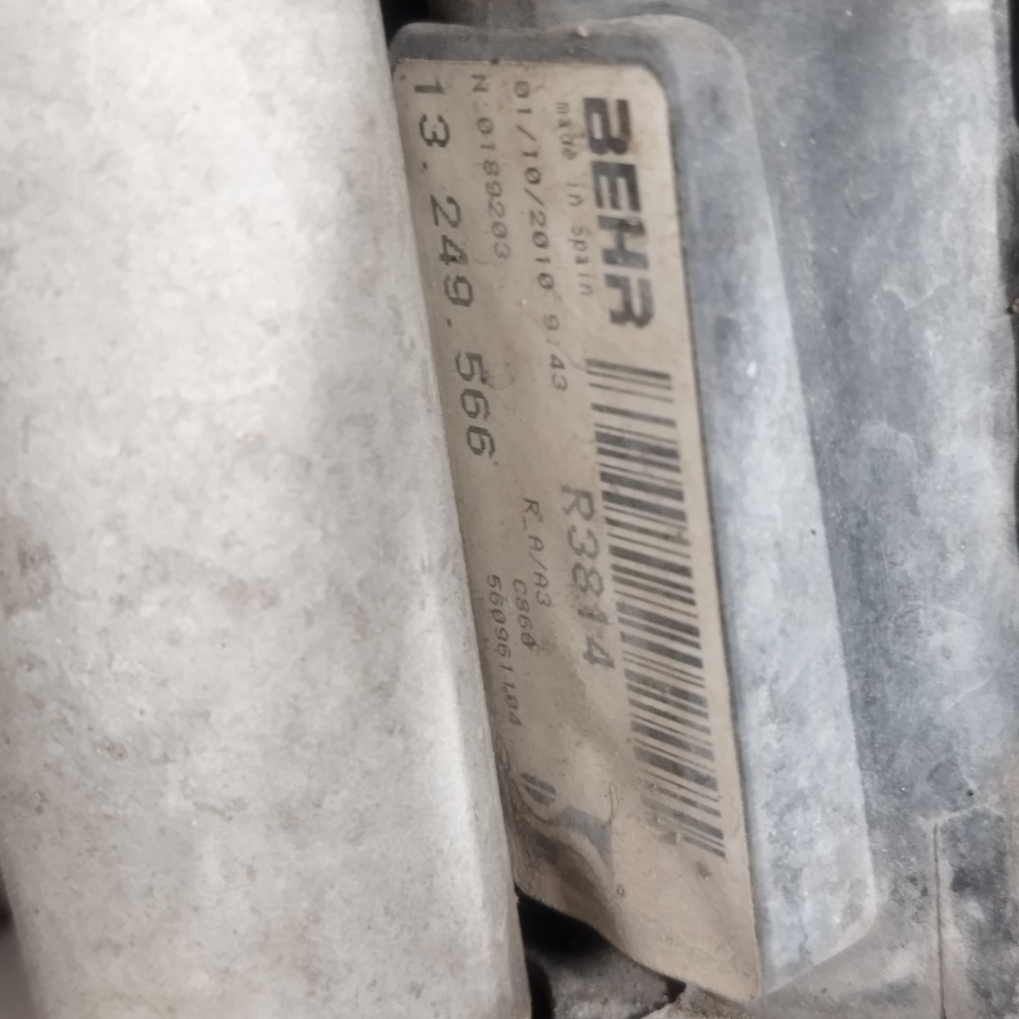 Radiator kit Opel Corsa 1.2B 2012 Code: 13249566 ecoAC12793