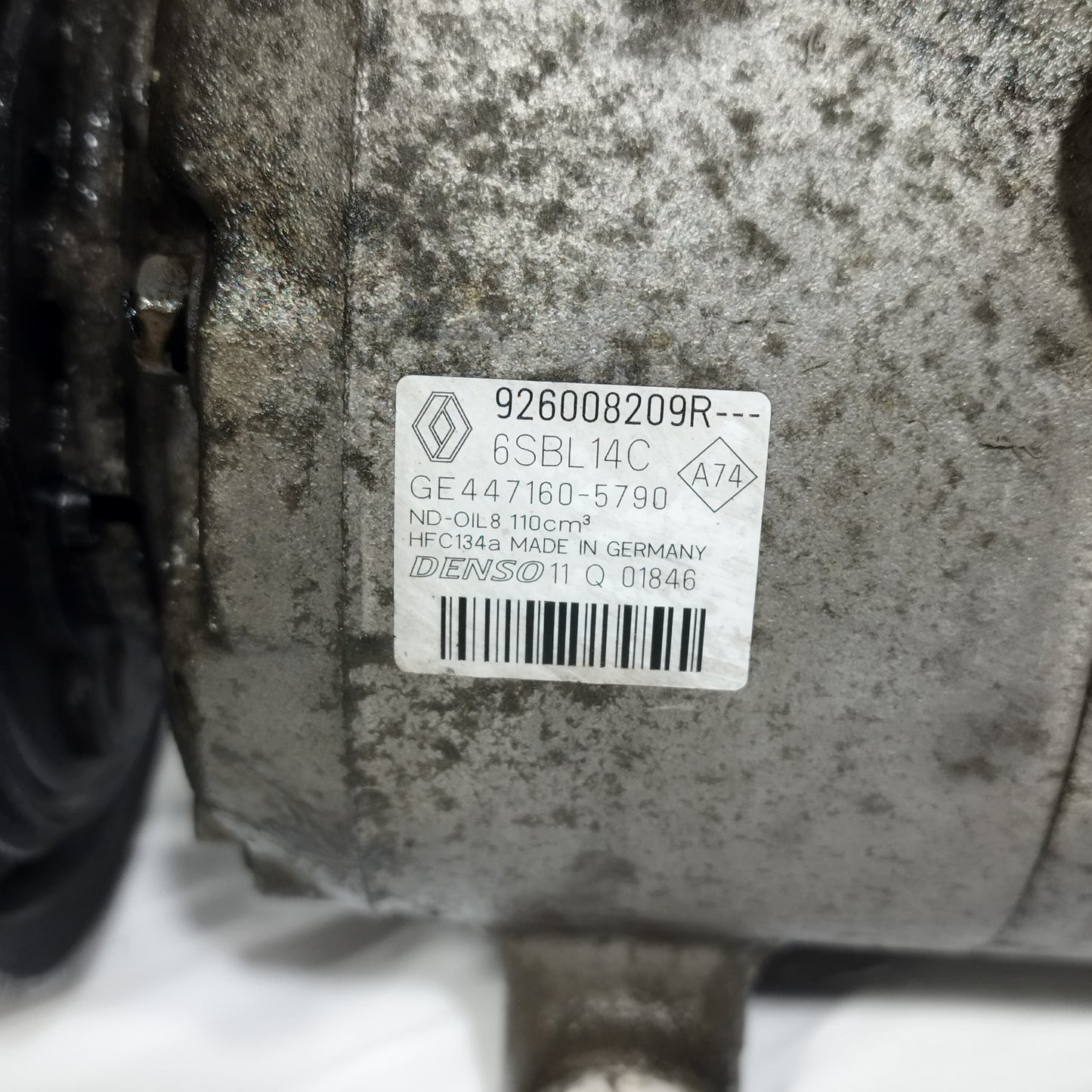 Compressore A/C Renault Megane 1.5 DCI 2012 cod: 926008209R ecoAC14276