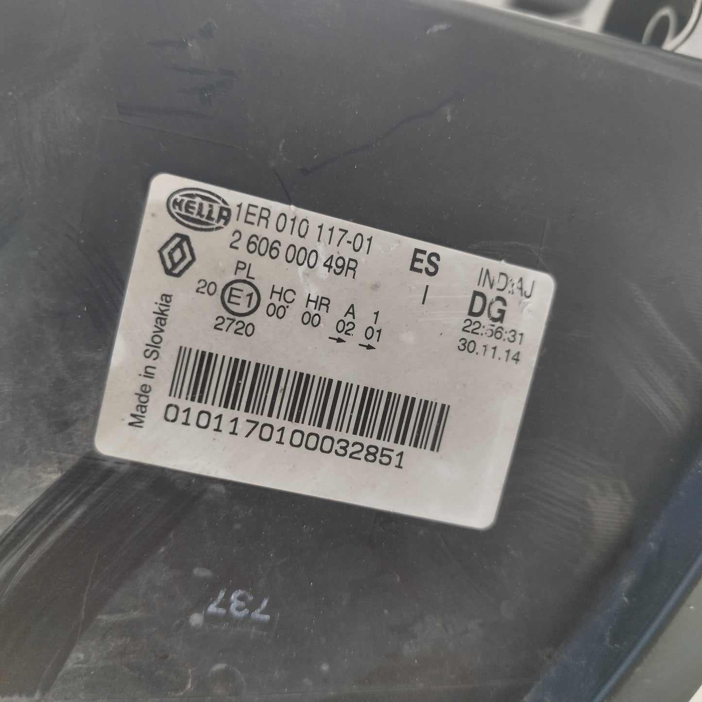 Fanale anteriore sx Opel Movano 2012 cod: 260600049r ecoDM046
