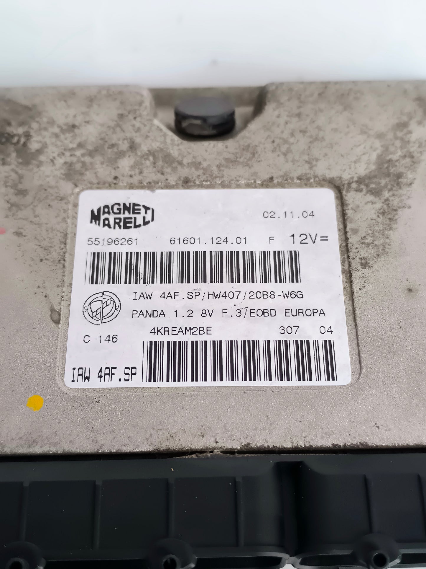 Centralina motore Fiat Panda 169 1.2 B 8v Cod: iaw4AF.SP/HW407 ecoAG6750