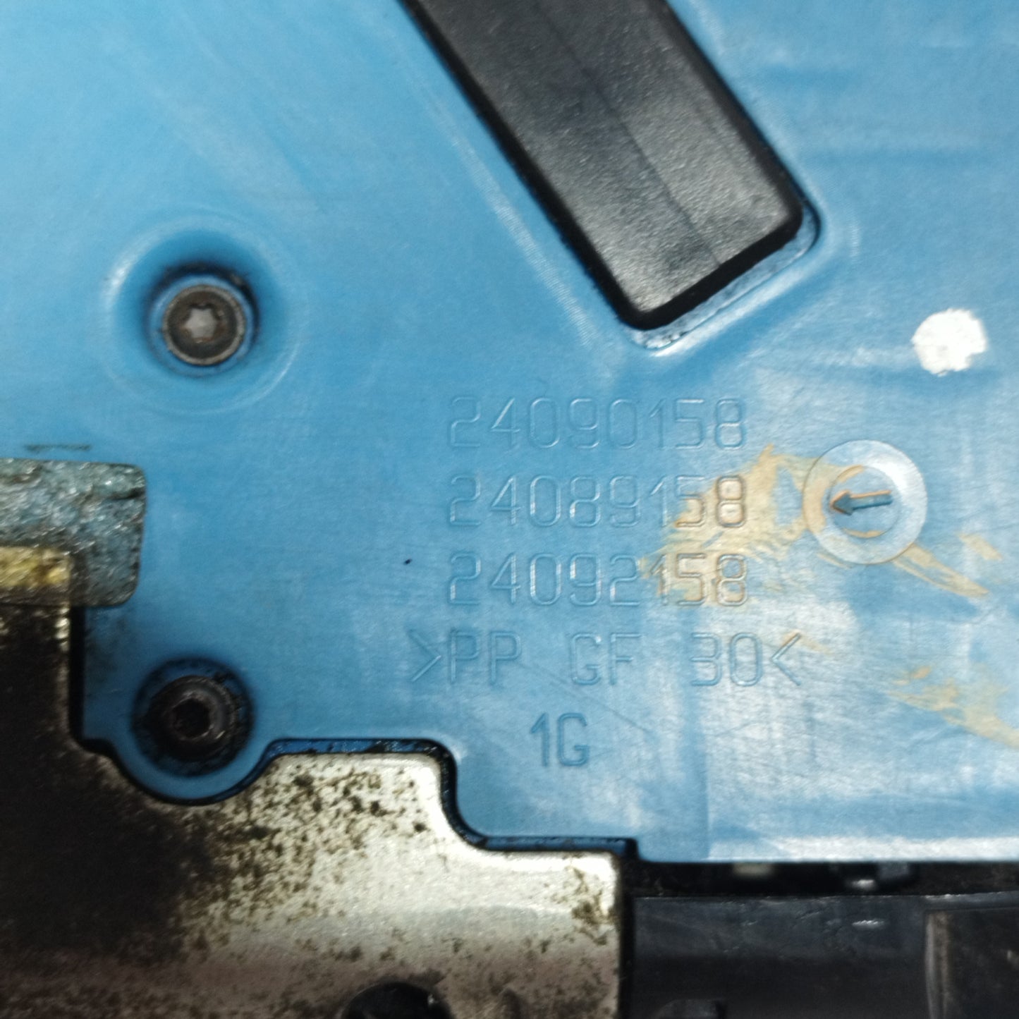 Rear left lock Peugeot 207 2009 4 Pin Code: 24090158 ecoAC11375