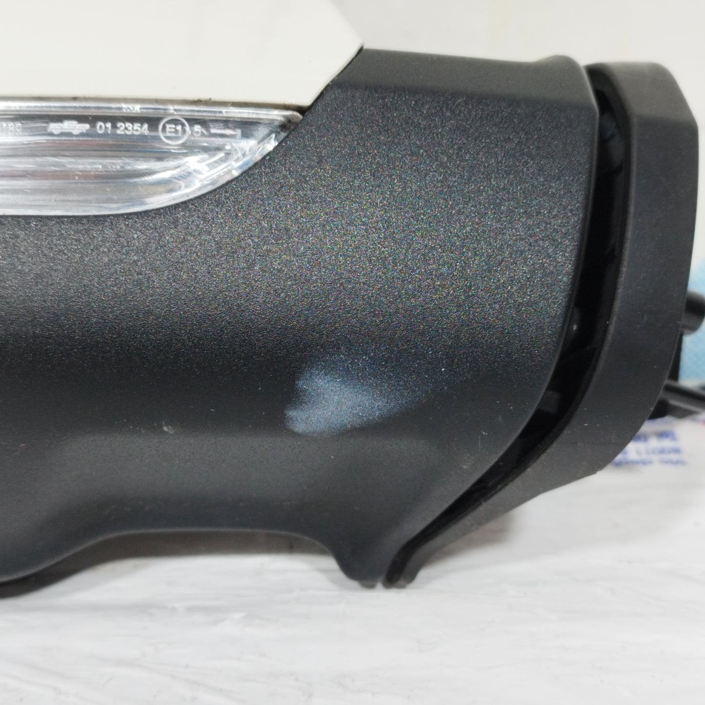 Front right electric mirror White Mercedes B-Class 2010 9 Wires ecoAC11251