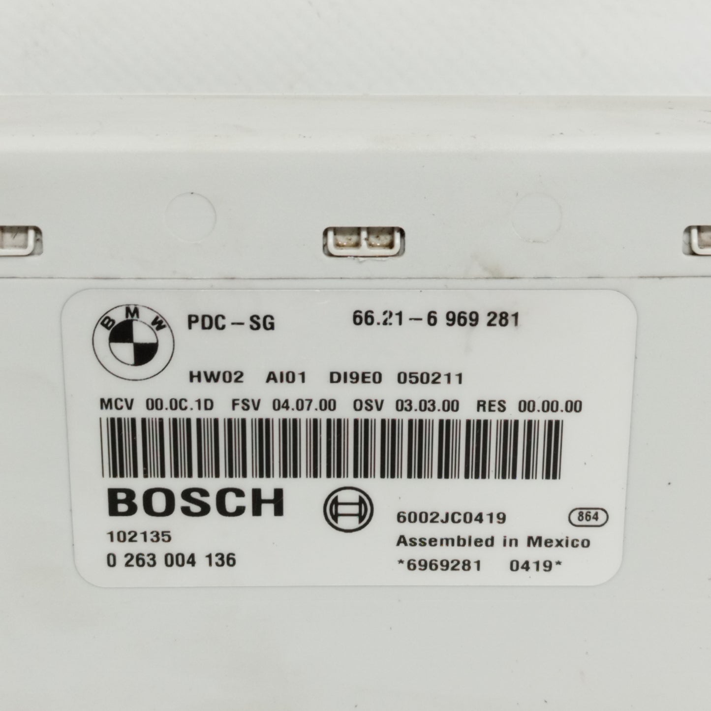 Centralina parcheggio assistito BMW serie 1 E87 2005 cod: 0263004136 ecoAC8593