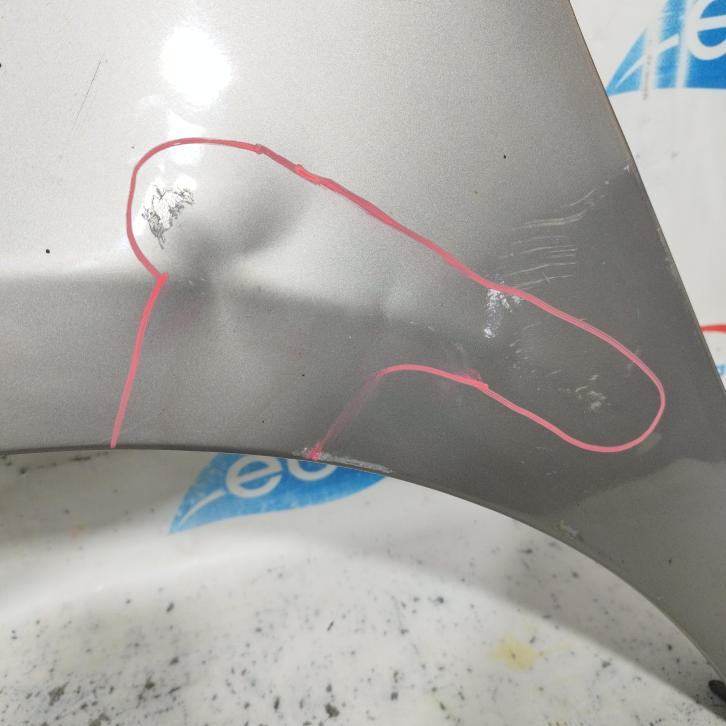 Parafango anteriore sx grigio Fiat idea 2006 ecoAC9427