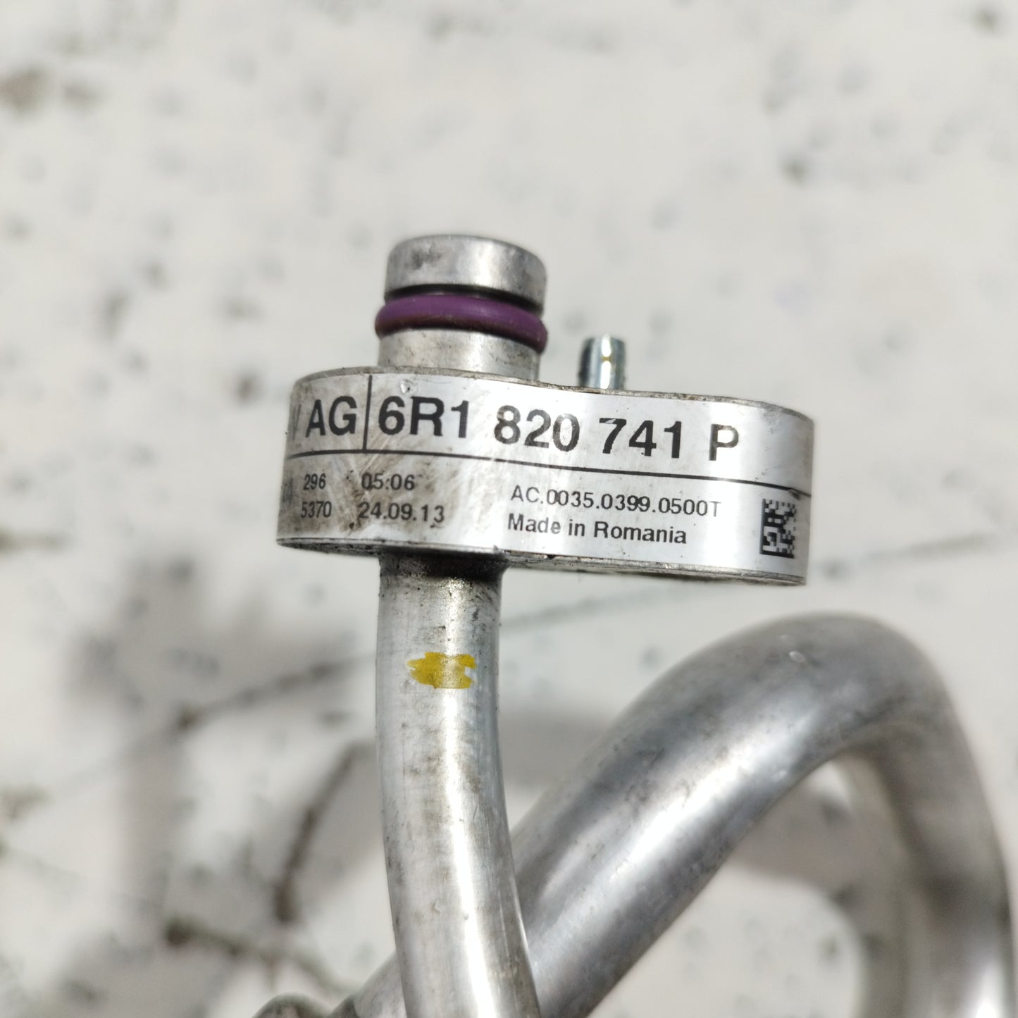 Klimaanlagen-Rohrsatz Volkswagen Polo 1.2 B 2009 Teilenummer: 6R1820741P ecoAC9531