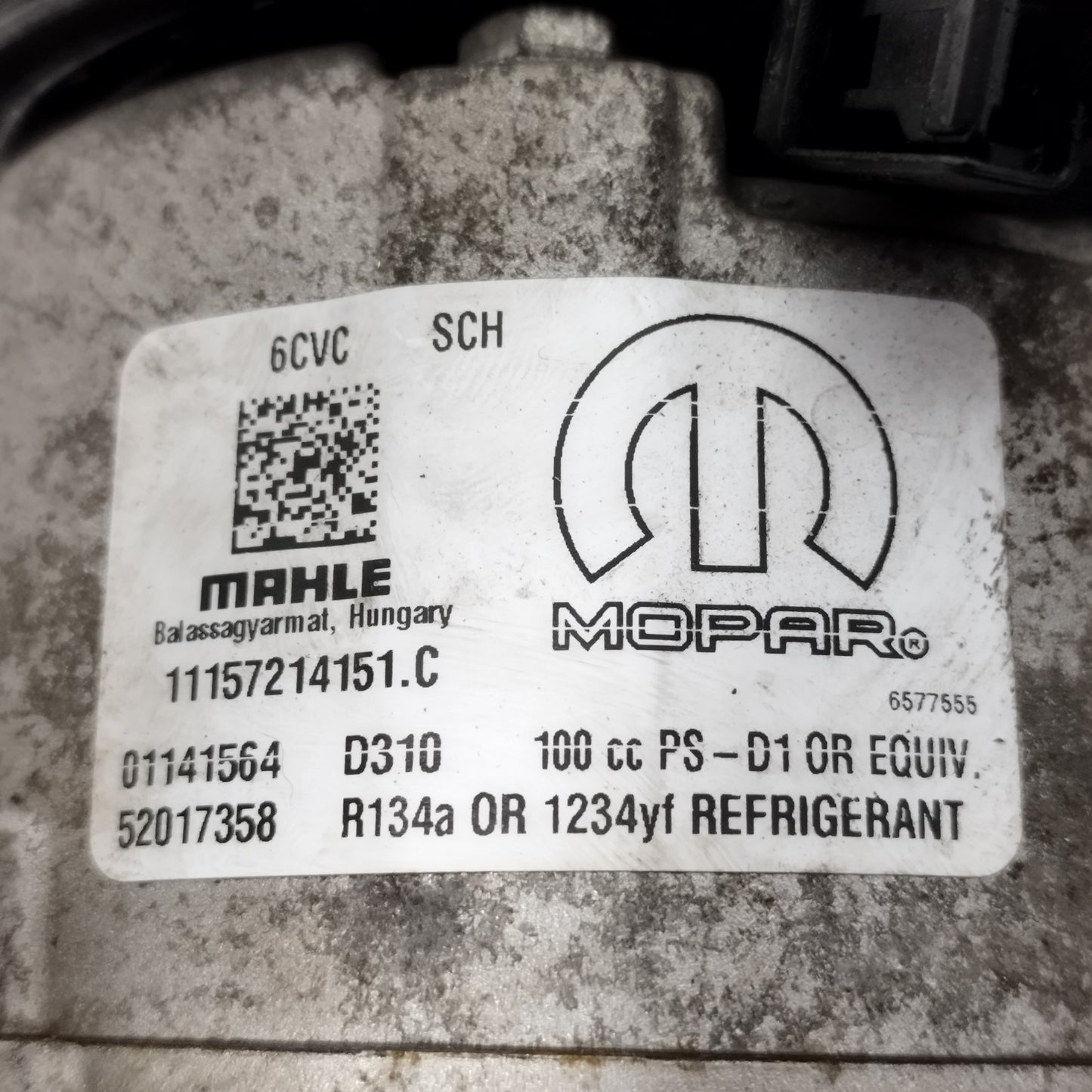 Compressore A/C Fiat Tipo 1.6 Mtj 2017 Cod: 52017358 ecoAC12847