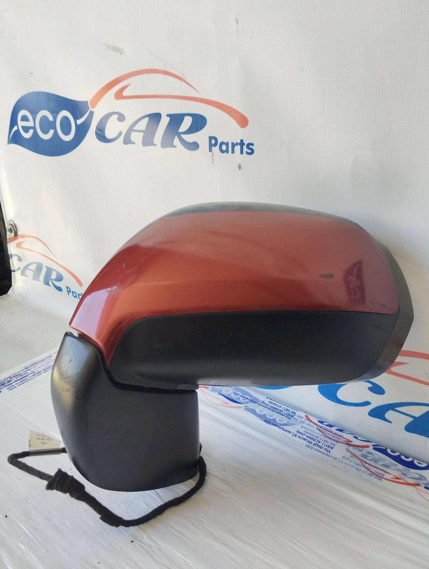 Left electric mirror burgundy Citroen C3 Picasso 2013 3 wires ecoAG5408