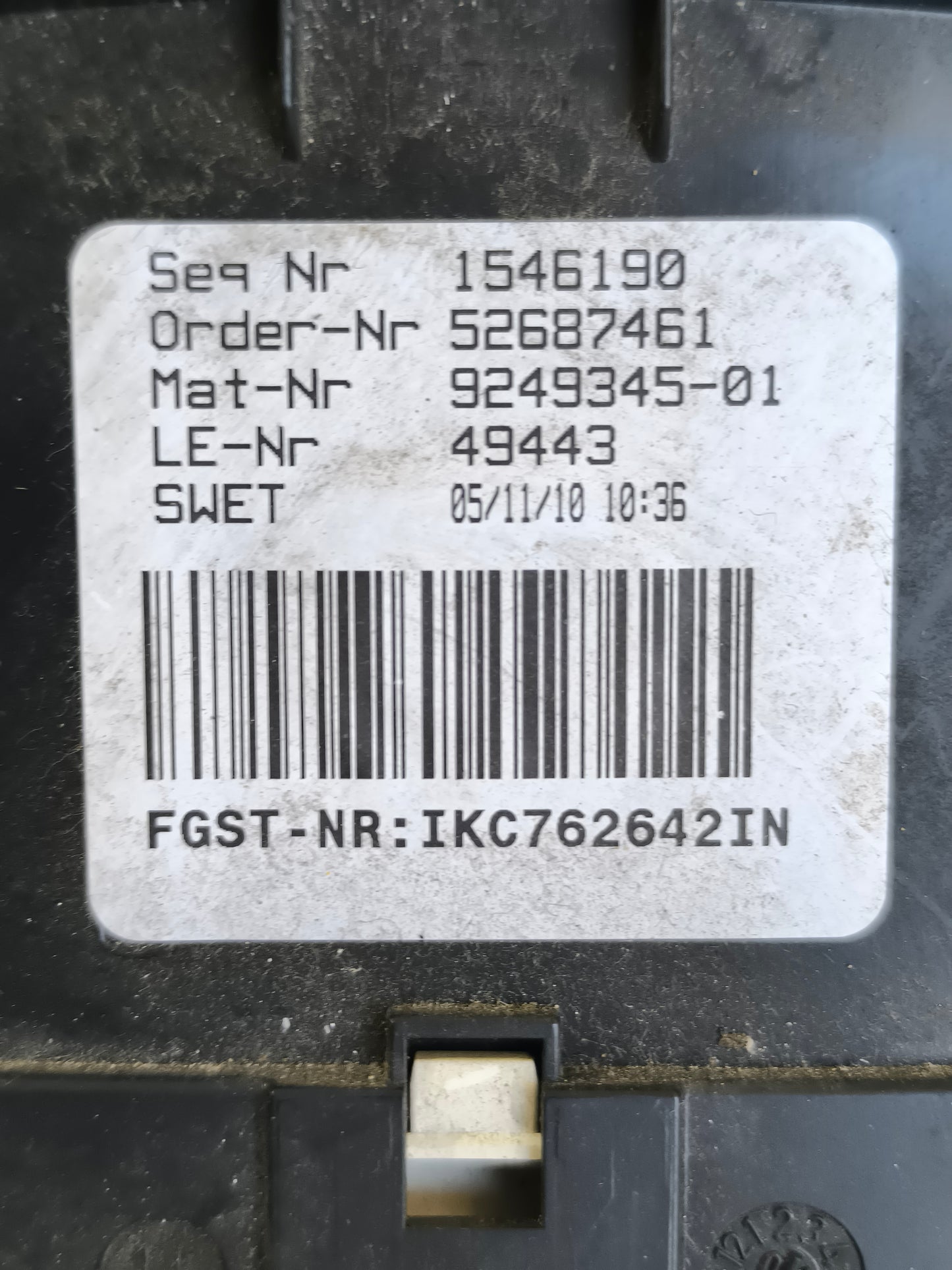 Quadro strumenti Bmw serie 5 F10 / F11 3.0 D 2010-2013 cod: 9249345-01 ecoAG8511