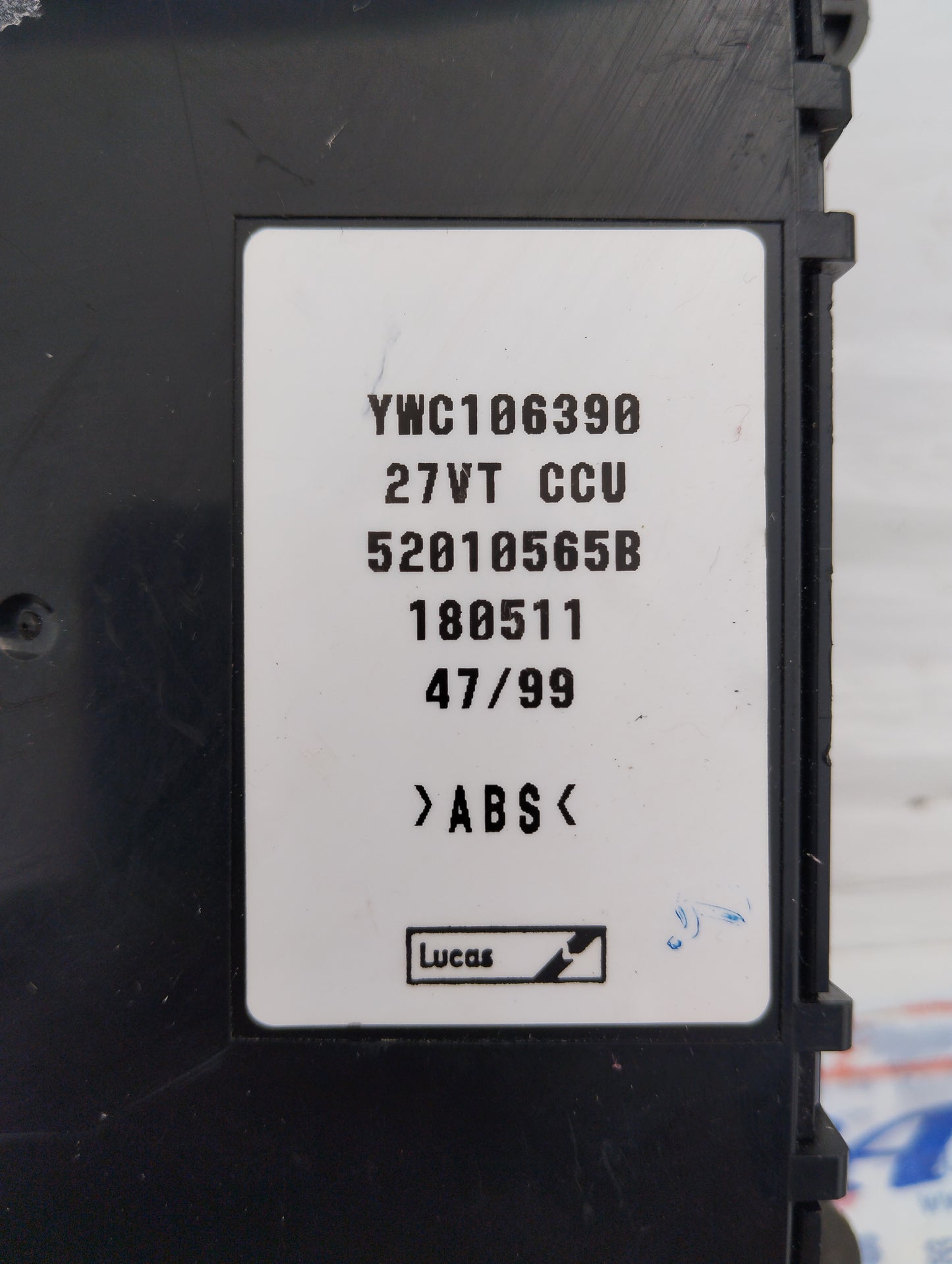 Land Rover Freelander 2.0 D 2002 Sicherungskasten-Code: 52010565b ecoAG5352