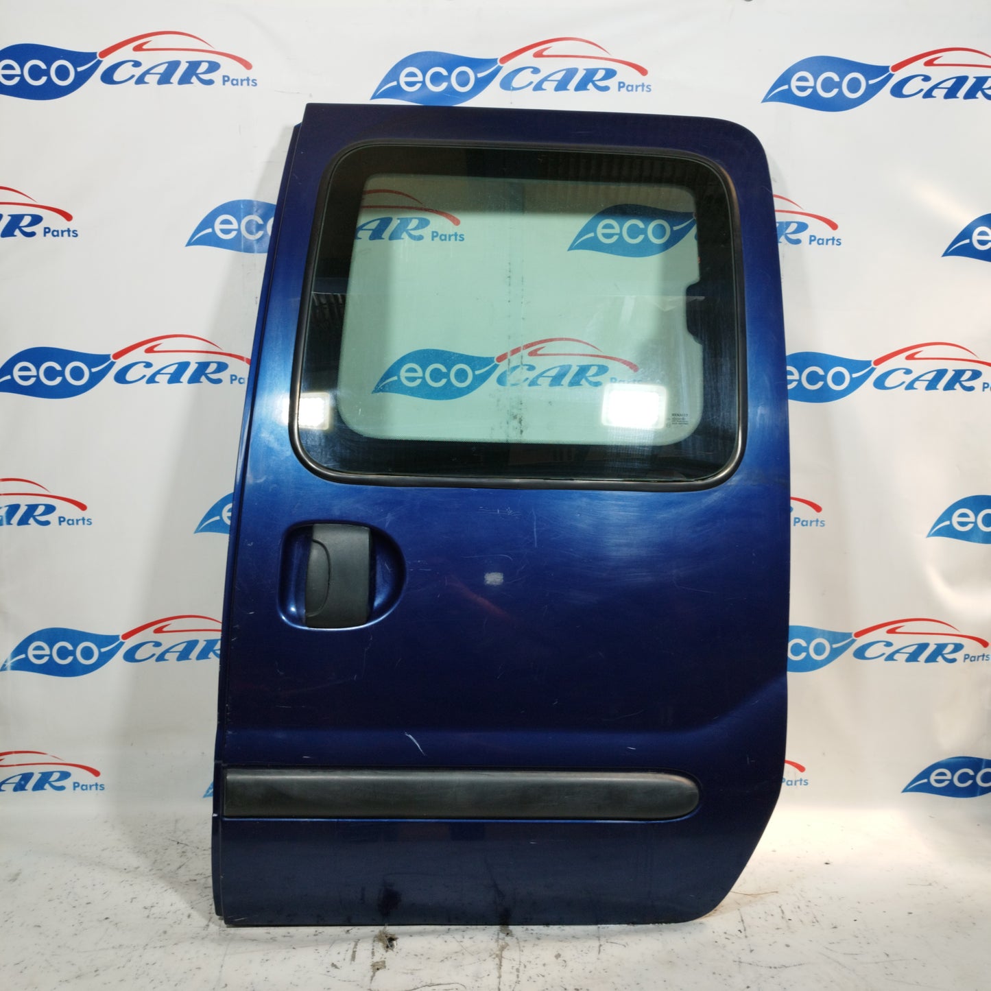 Hintere linke Schiebetür, blau, Renault Kangoo 2001 ecoAC8761