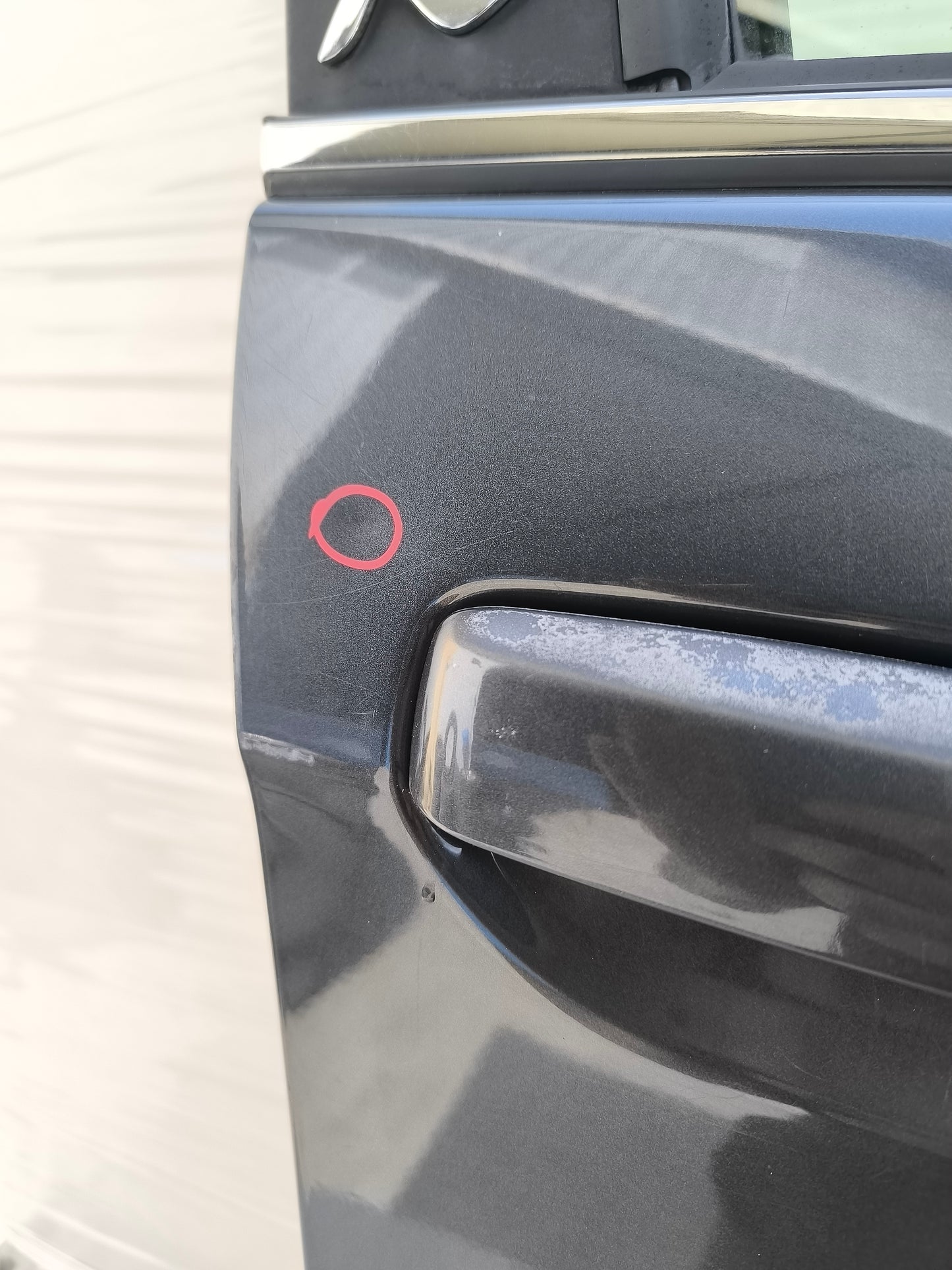 Sportello anteriore dx Lancia Musa anno 2004-2012 grigio scuro ecoAG8144
