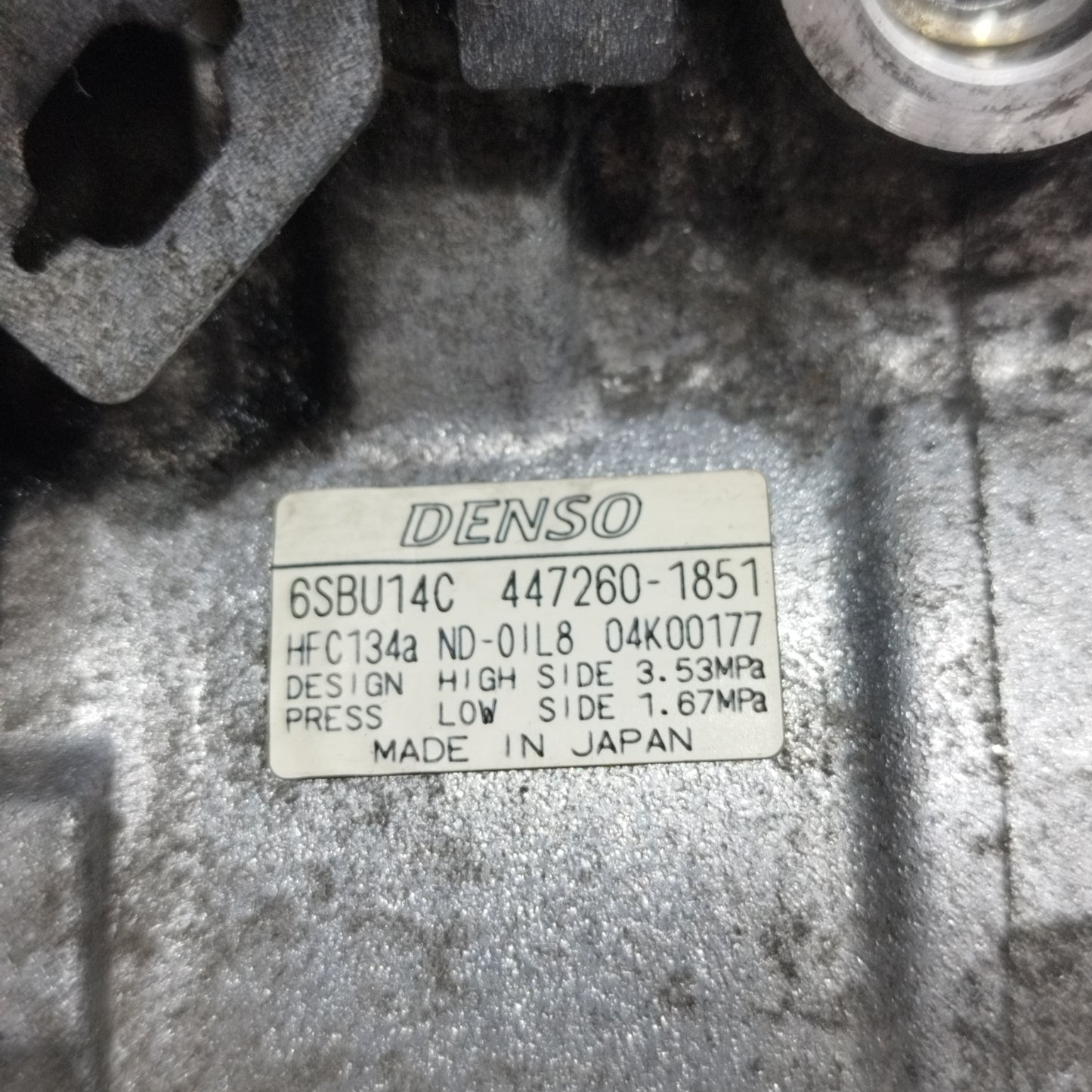 Compressore A/C BMW Serie 3 E90 2.0 D 2008 cod: 447260-1851 ecoAC8820