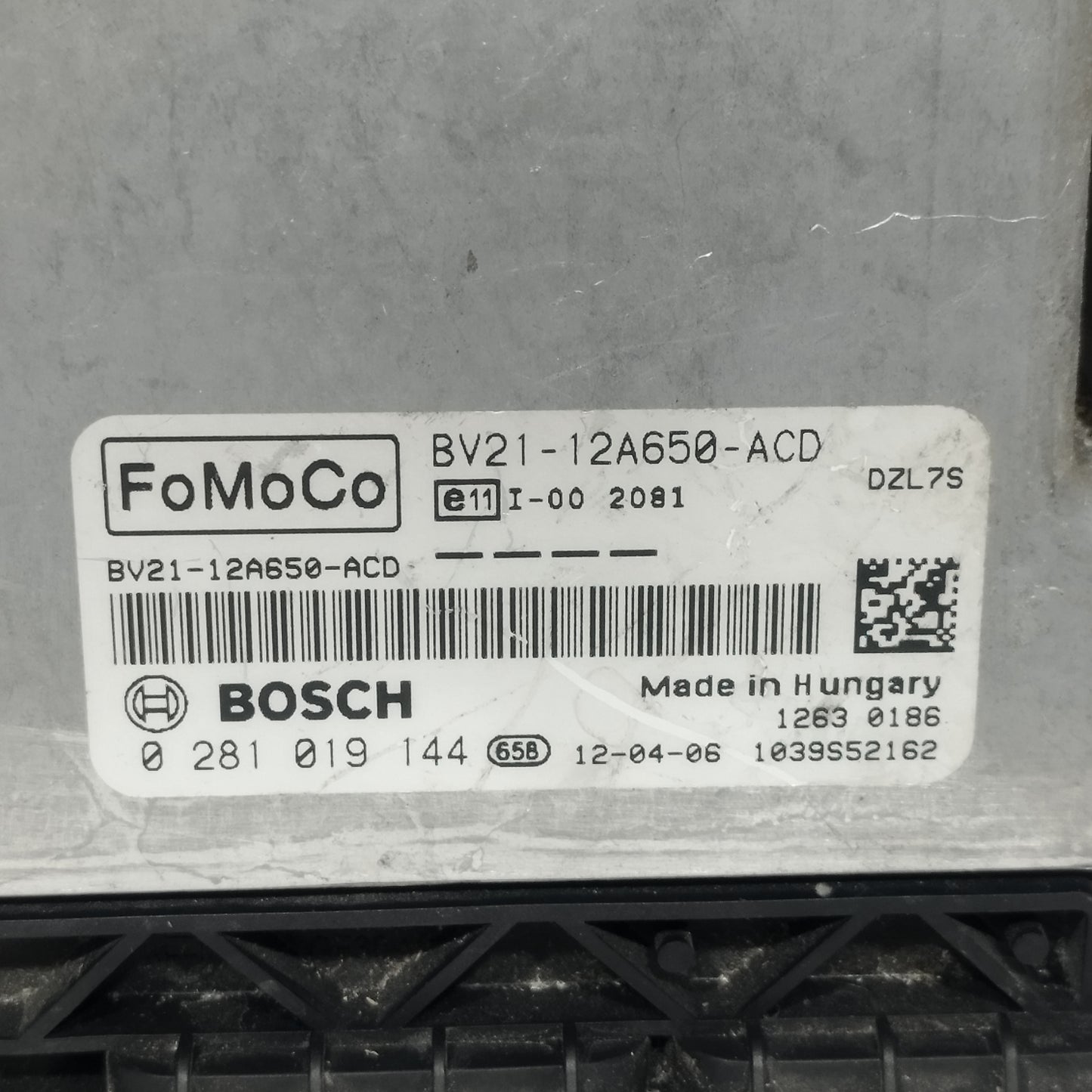 Centralina motore Ford Fiesta 1.4D 2012 Cod: bv21-12a650-acd ecoAC12490