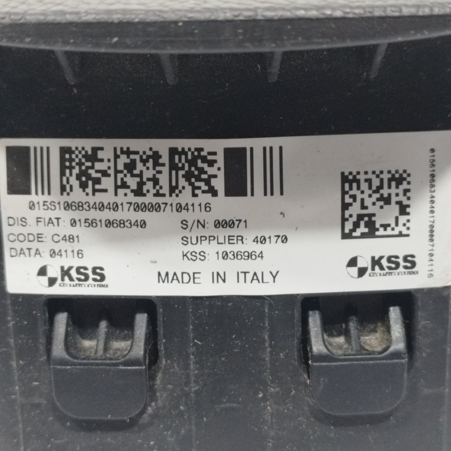 Airbag Volante Alfa Romeo Giulietta 2016 Cod: 01561068340 ecoAC11094