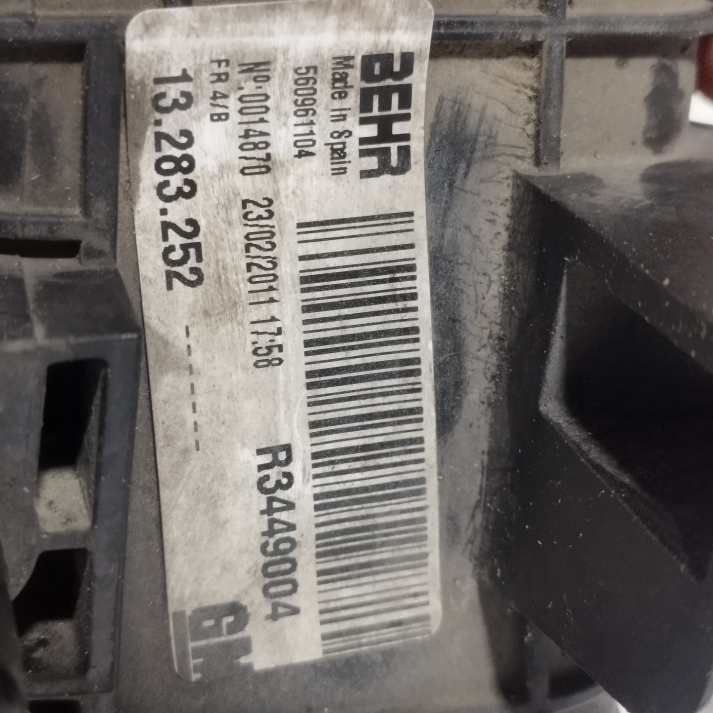 Radiatore Intercooler Opel Meriva B 1.3 MTJ 2011 ecoAC13857