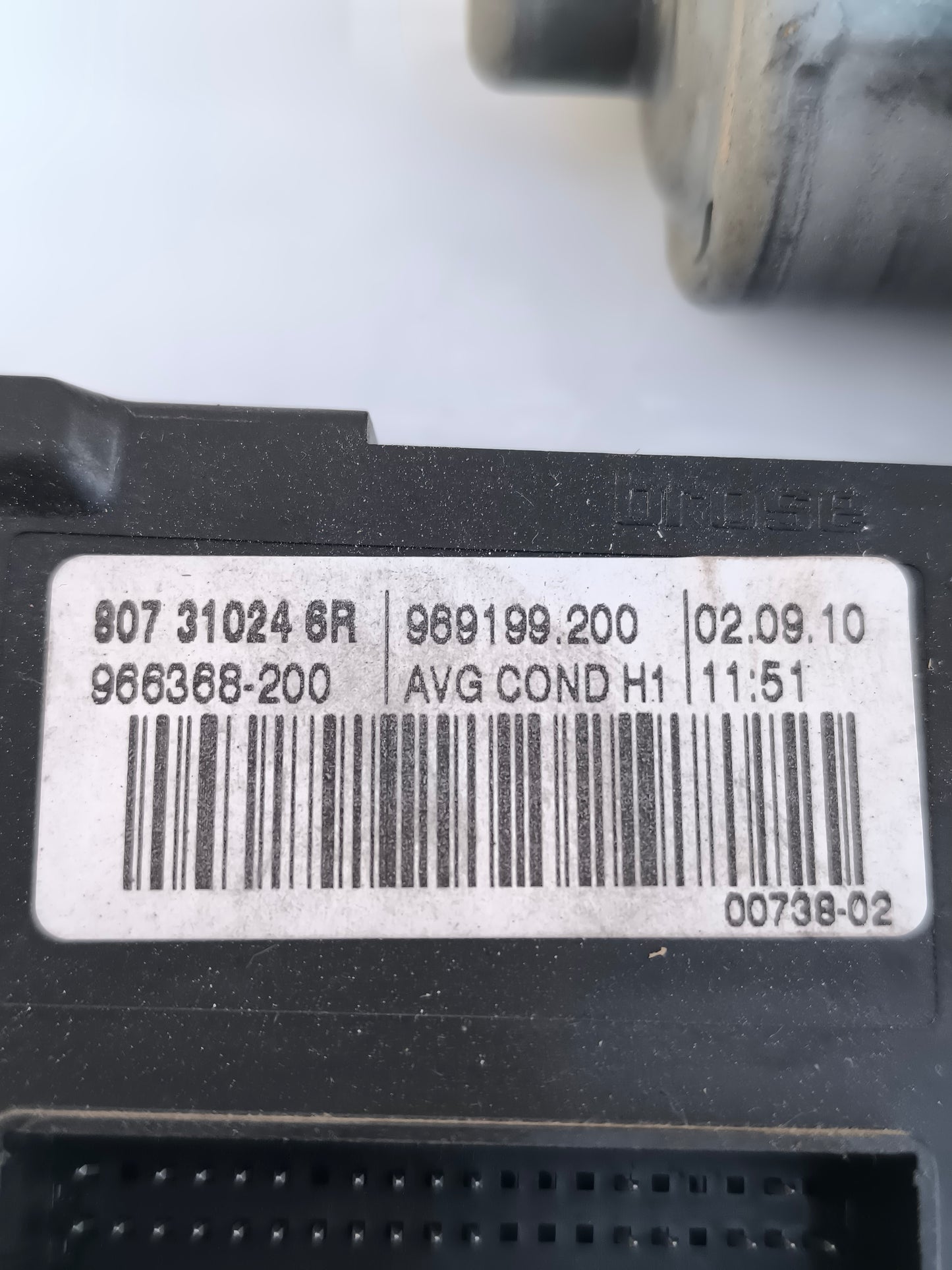 Motorino tergicristallo anteriore sx Renault Megane anno 2011 cod: 807310246R ecoAG7780