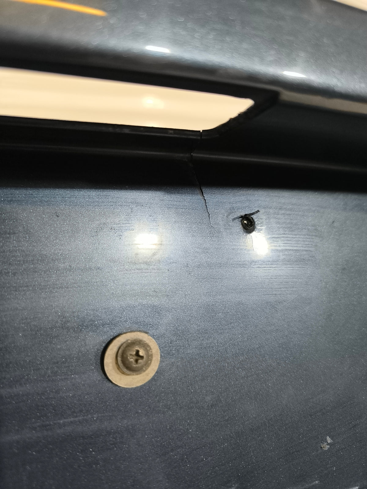Paraurti posteriore grigio Volkswagen Golf VI 2008-2012 ecoAG9855