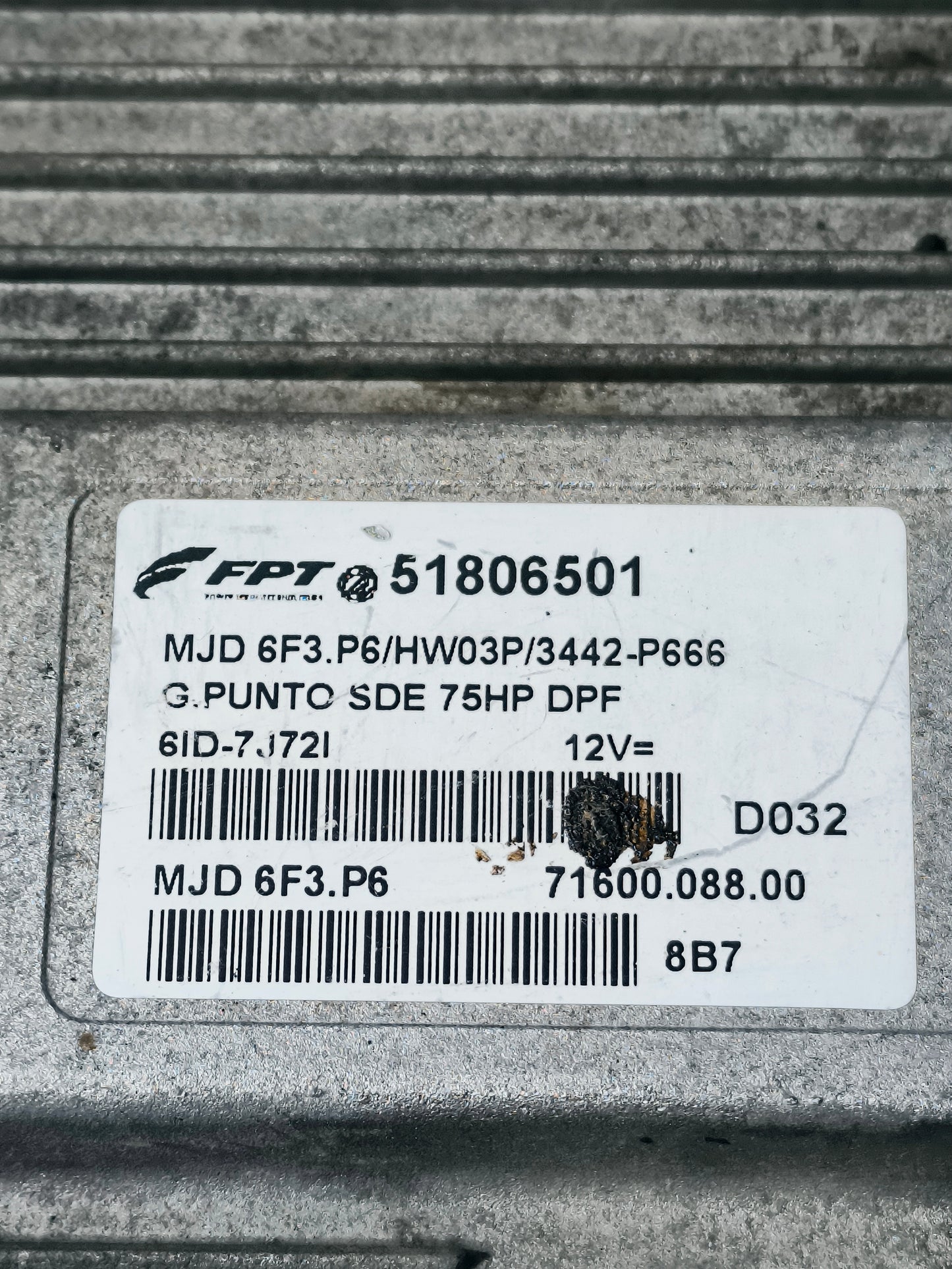 Zündkit Fiat Grande Punto 1.3 MTJ 75 PS Code: 51806501 ecoAG6215