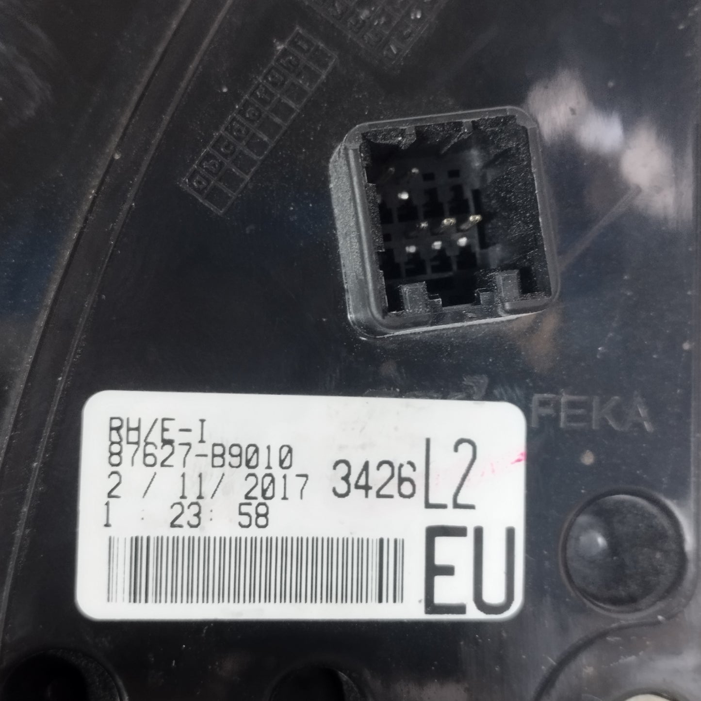 Specchietto elettrico anteriore dx Hyundai I10 (BA / IA) 2013-2019 5 fili cod: 87627-B9010 ecoAC15346