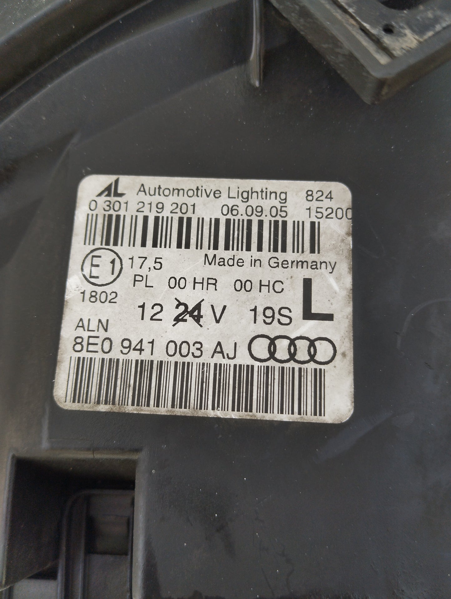 Fanale anteriore sx Audi A4 8E 2005 ecoAG5247