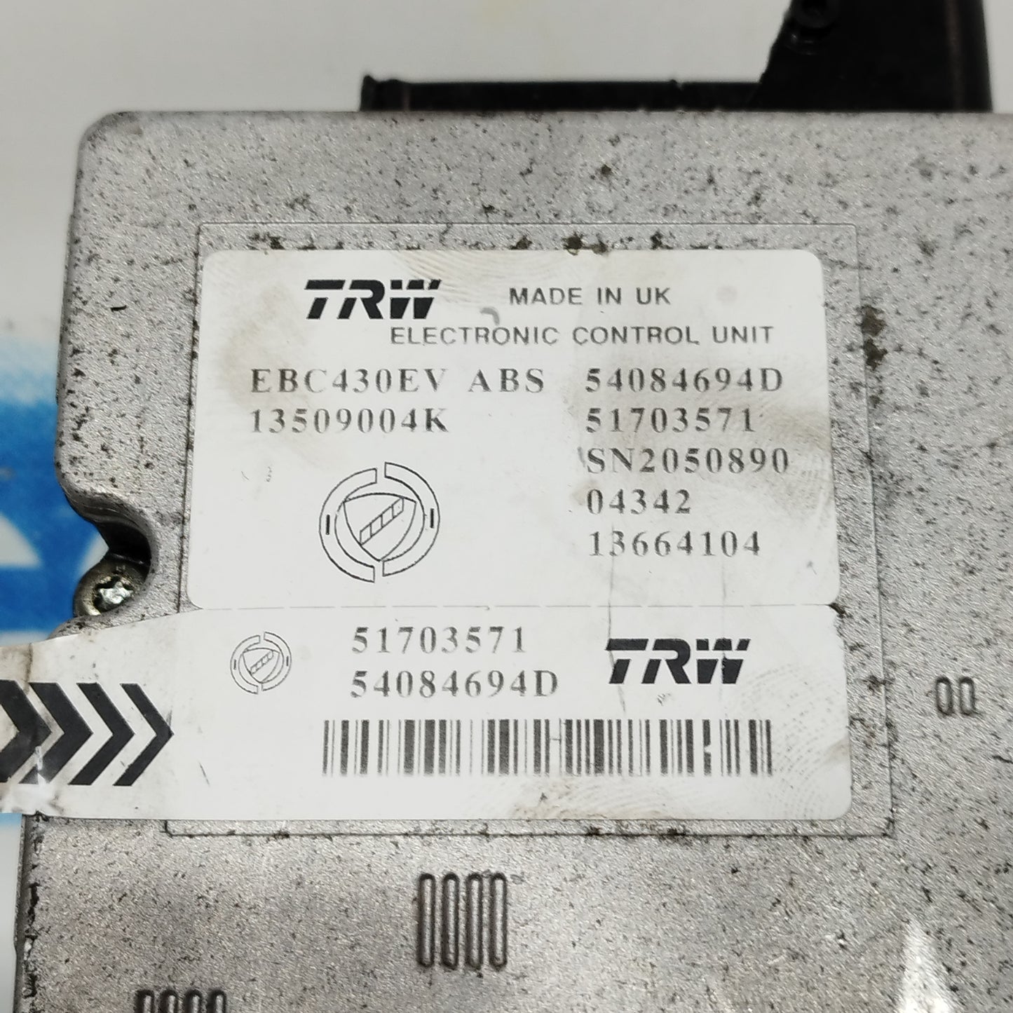 ABS Lancia Ypsilon 1.3 MTJ 2007 cod: 51703571 ecoAC10115