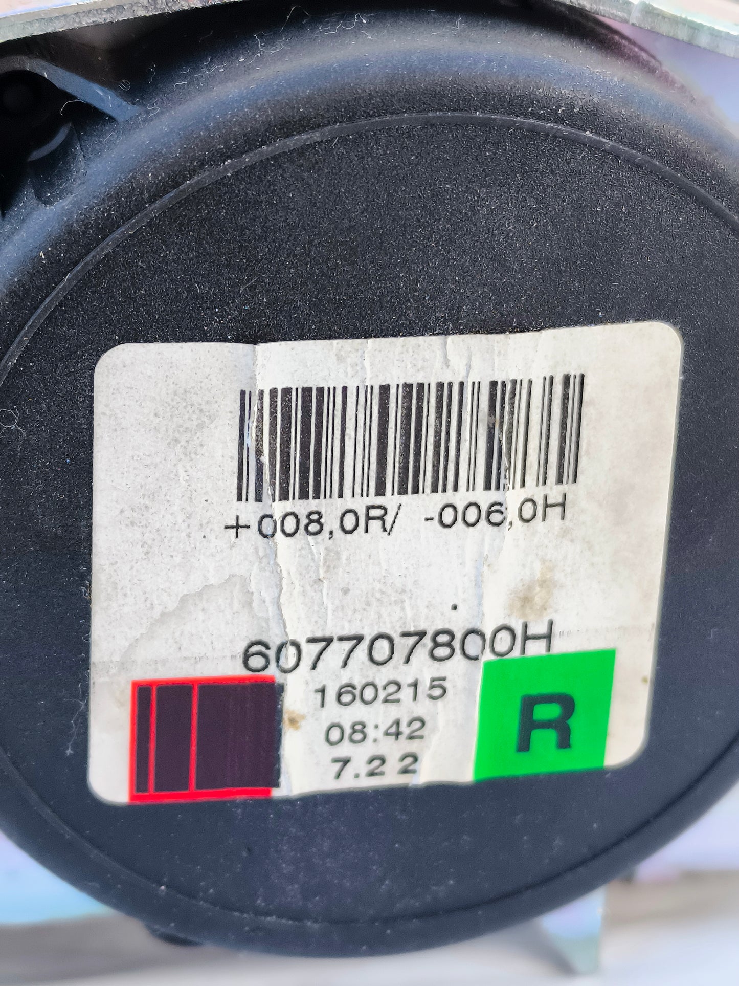 Front right seat belt Opel Corsa E cod.607707800h ecoAG6192