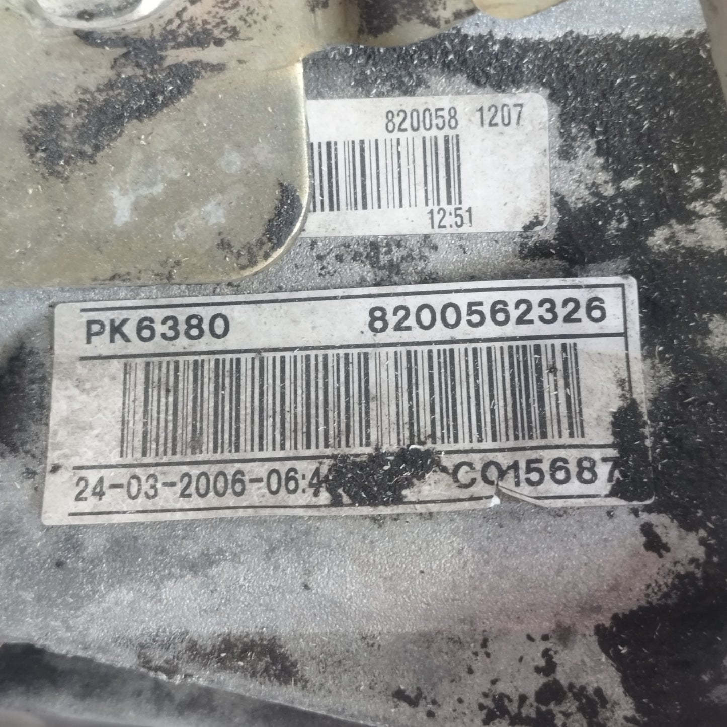 Renault Master 2.5Dci, Baujahr 2006, 6-Gang-Schaltgetriebe, Code: PK6380 ecoAC12636