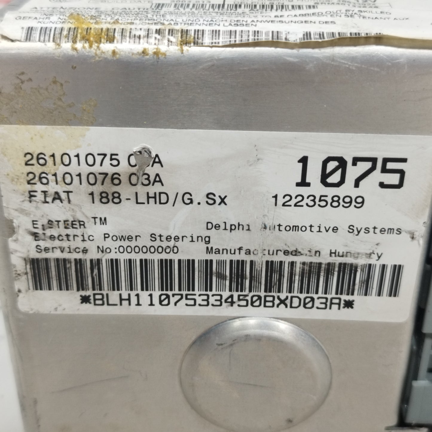 Electric steering column Fiat Punto 1.2 B 2005 code: 26101075 ecoAC8642