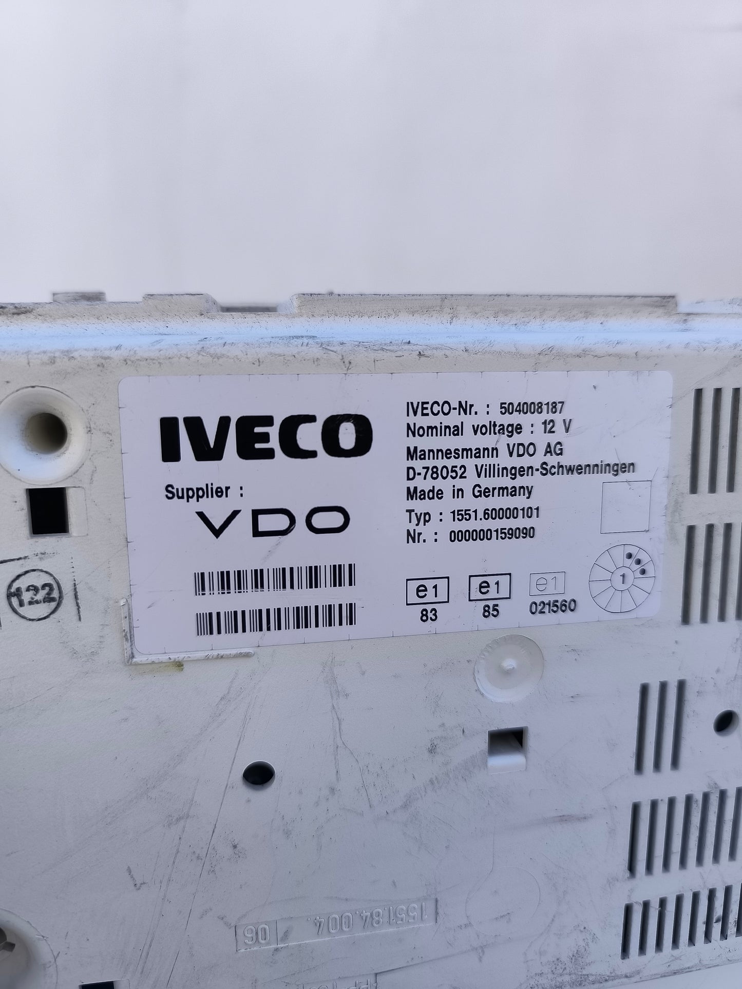Quadro strumenti Iveco Daily 2.8 D anno 2004 cod.504008187 ecoAG7309