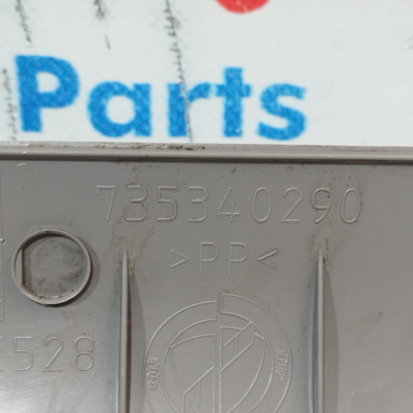 Front left door sill grey Fiat Panda 2008 Code: 735340290 ecoAC9861