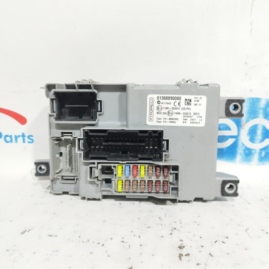 Body computer control unit Fiat 500 1.2 B 2012 code: 01368890080 ecoAC8596