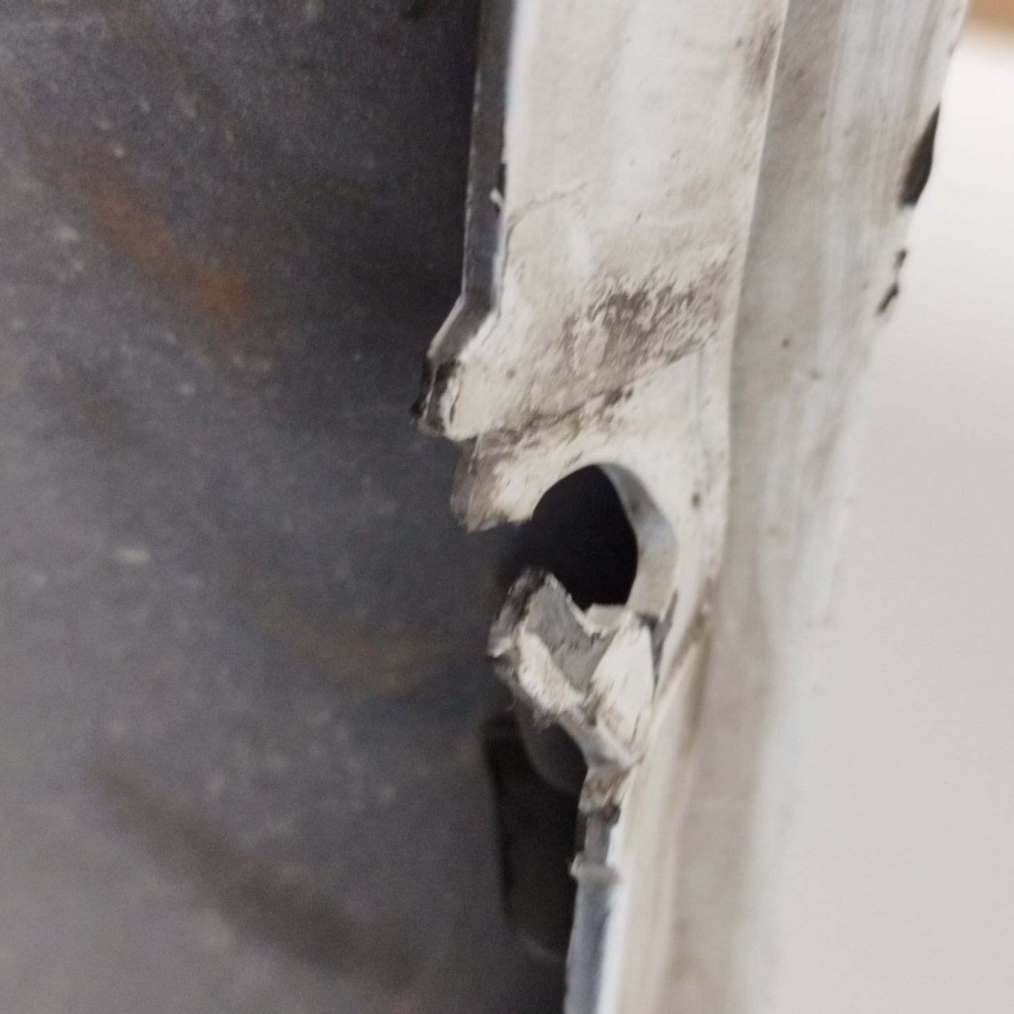 White Rear Bumper Kia Rio 2012 ecoAC11383