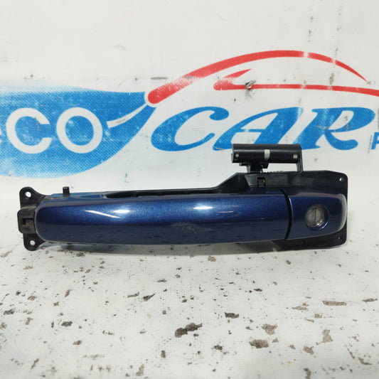 Front left external handle blue Opel Agila 2010 ecoAC10150