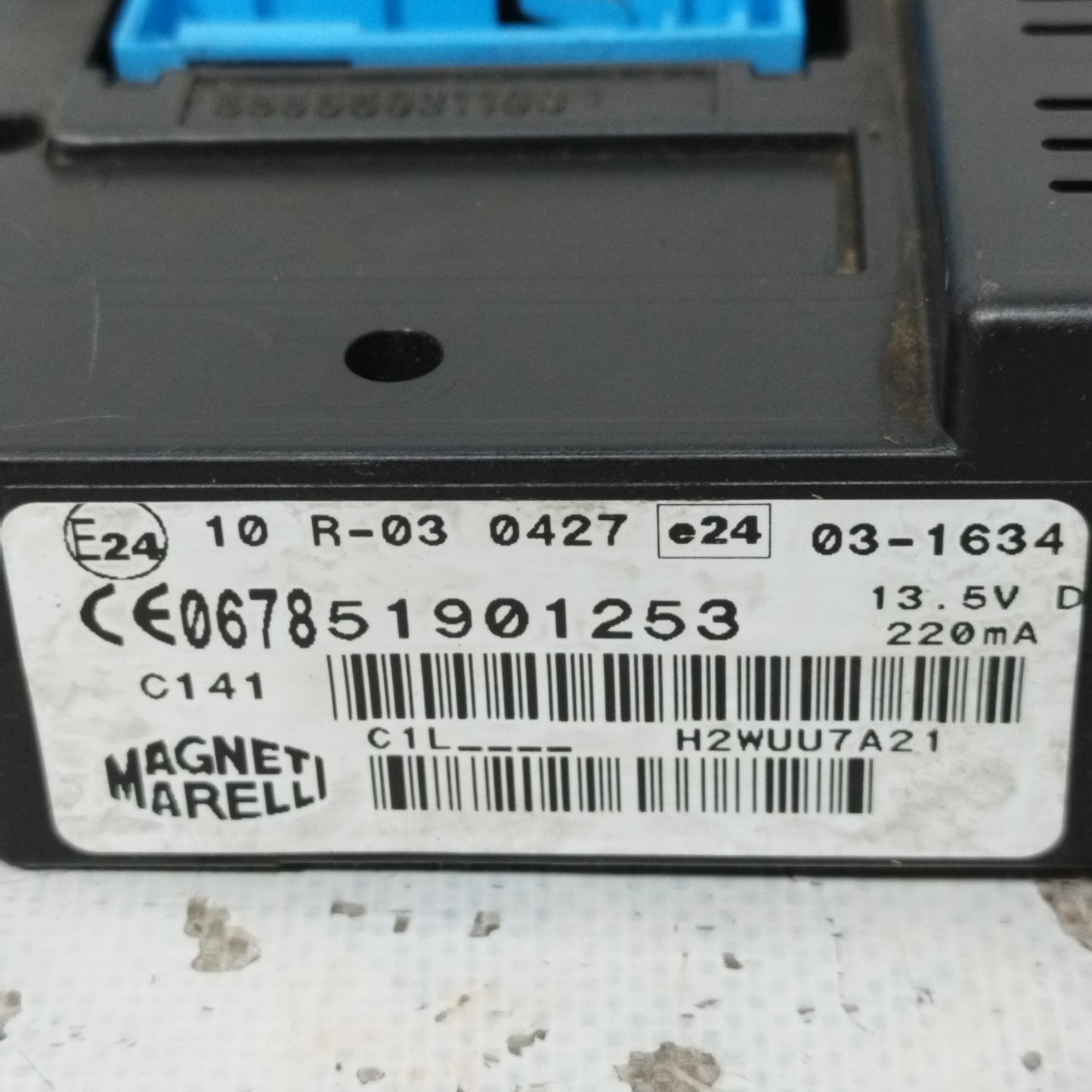 Bluetooth control unit Fiat Punto Evo 2011 code: 51901253 ecoAC10305