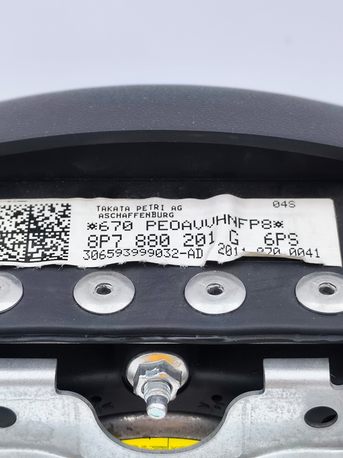 Steering wheel airbag Audi A3 year 2011 Code: 8p7880201G ecoAG6863