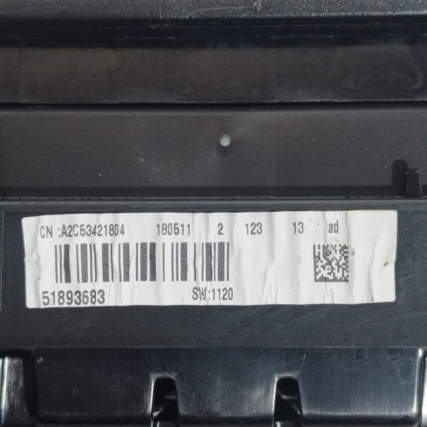 Instrument cluster Lancia Y 1.3 MTJ 2012 Code: 51893683 ecoAC11008