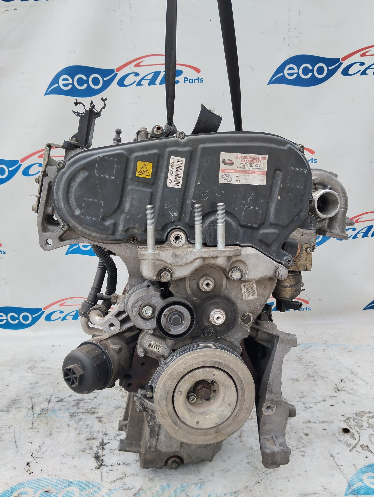 Engine Fiat Bravo / Lancia Delta / Alfa Romeo Mito 1.6 mtj 120cv 2012 code: 198a2000 ecoAG5556