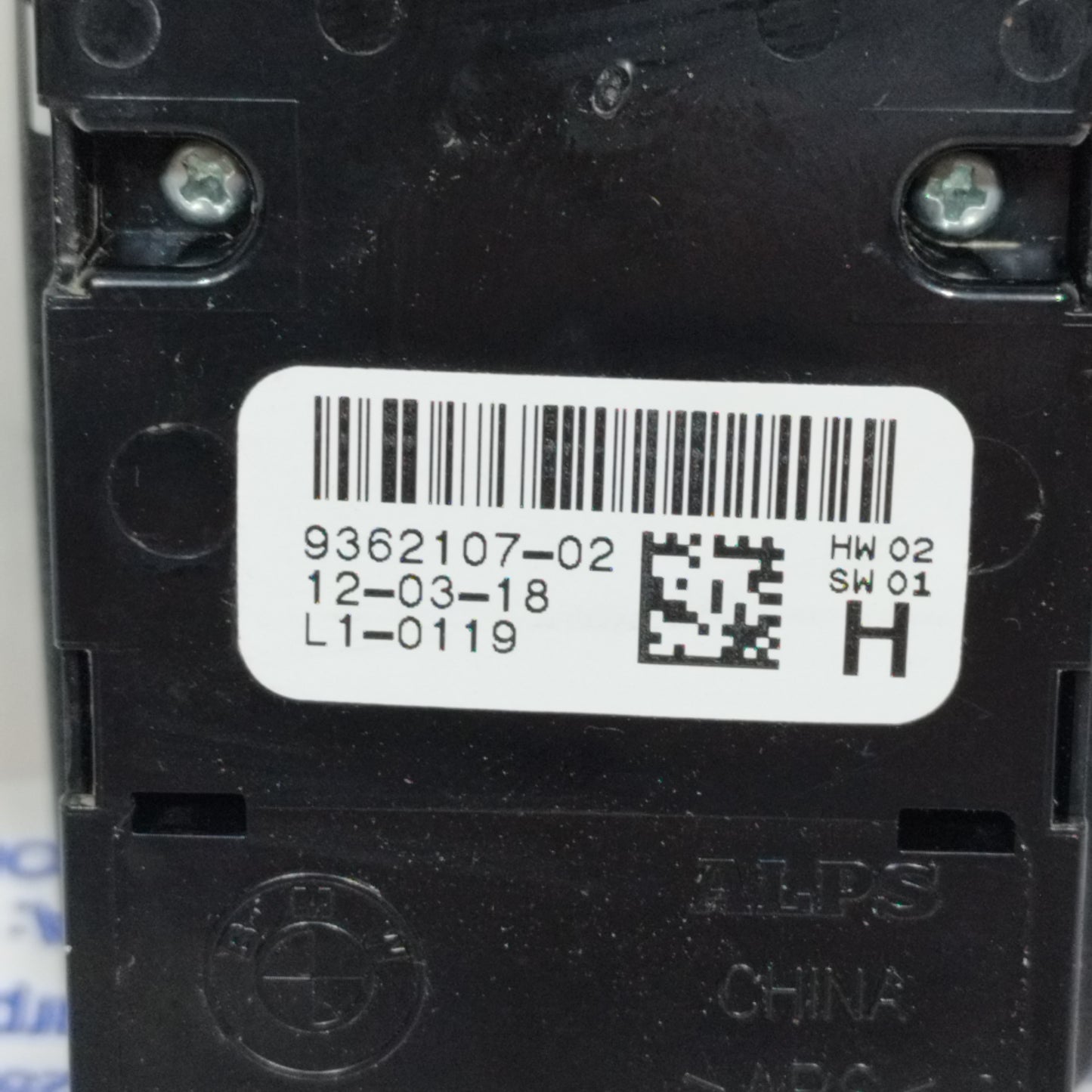 Pulsantiera anteriore sx Bmw Serie 1 F20 2018 Cod: 9362107-02 ecoAC10731