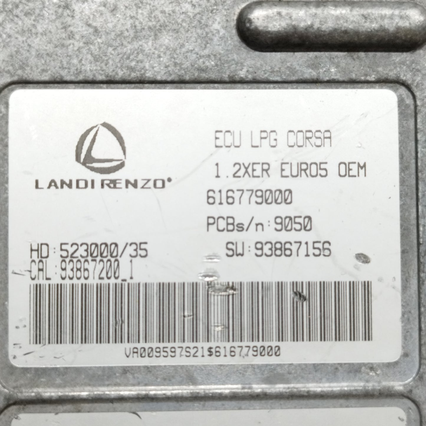 LPG Engine Control Unit Opel Corsa 1.2 B 2011 code: 616523000 ecoAC9429