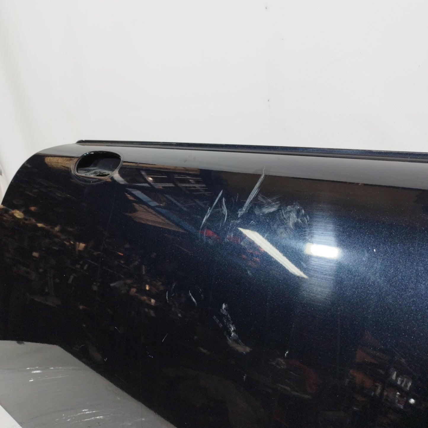 Front door left midnight blue Mini Cooper R53 Cabrio 2004 ecoAC11820