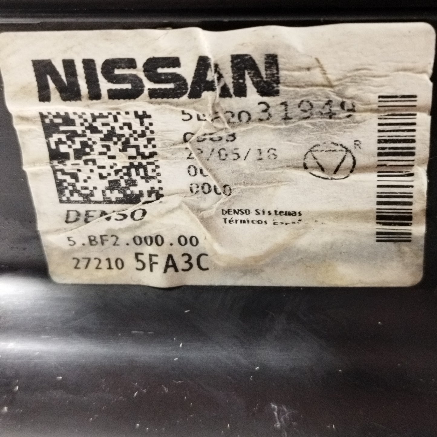 Nissan Micra K14 2017 ecoAC11555 Manuelle Heizung