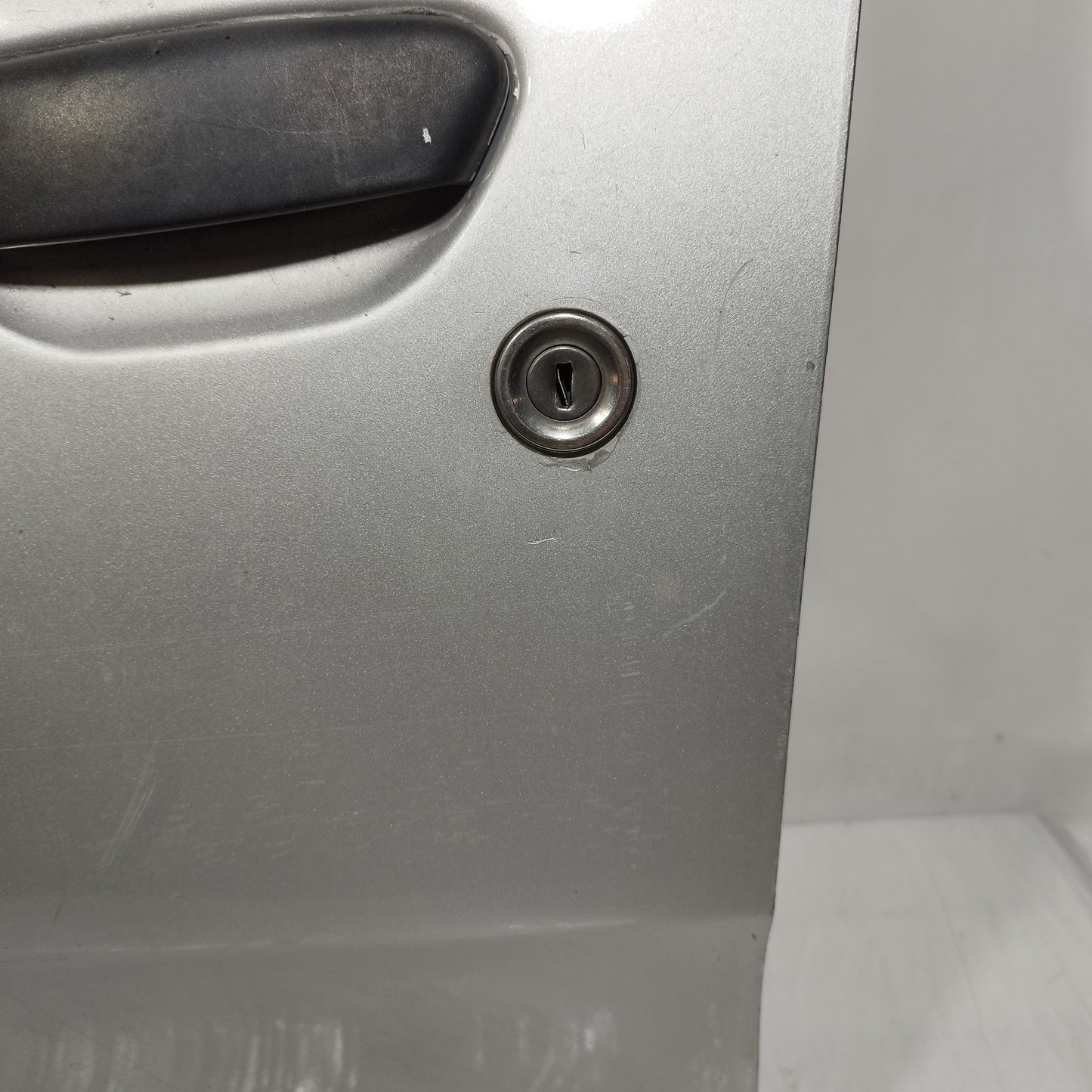 Vordere linke Tür, grau, Fiat Punto, Baujahr 2004, ecoAC13554