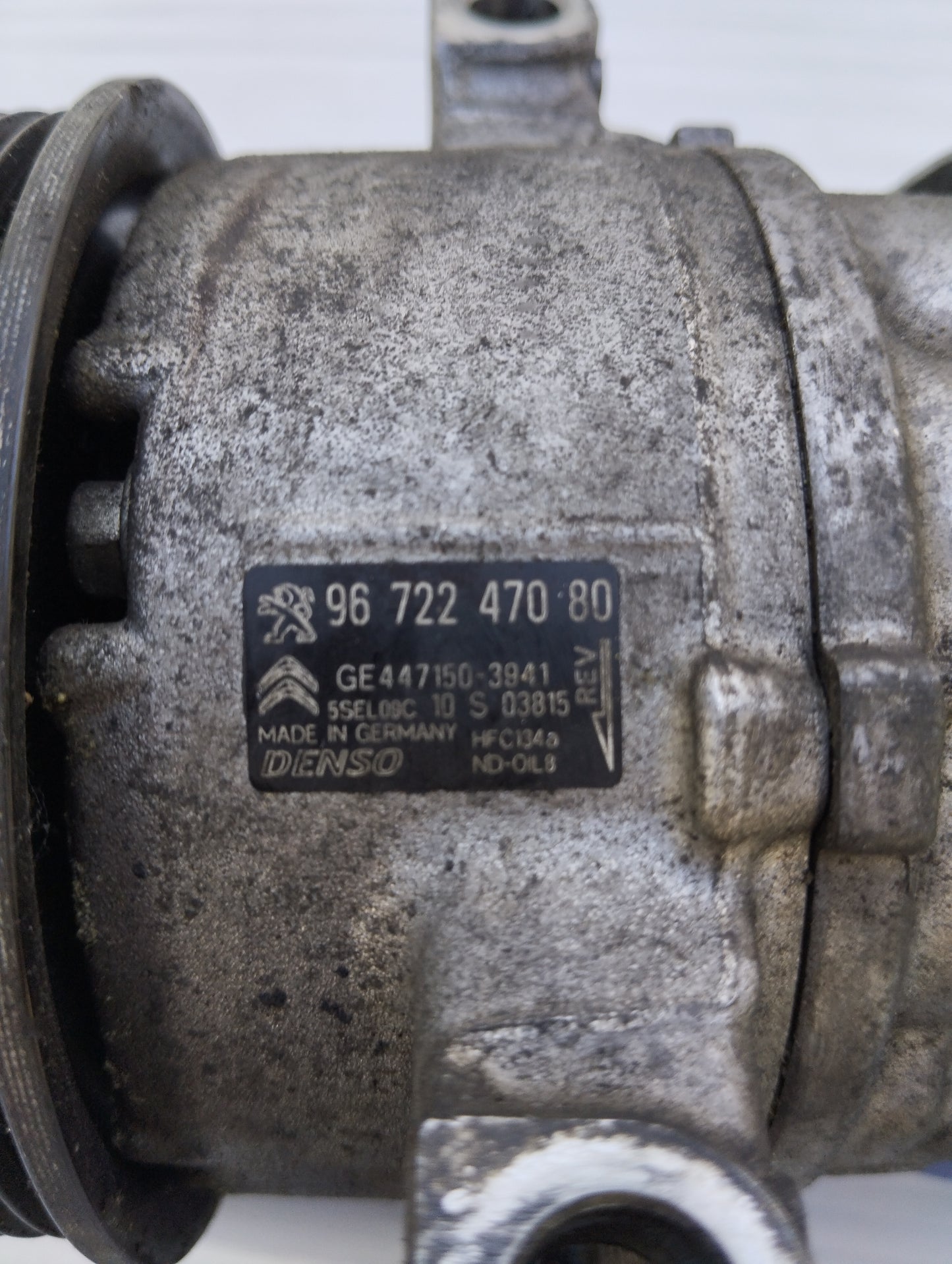 Compressore aria condizionata Peugeot 208 1.2 B 2013 cod: 9672247080 ecoAG5229