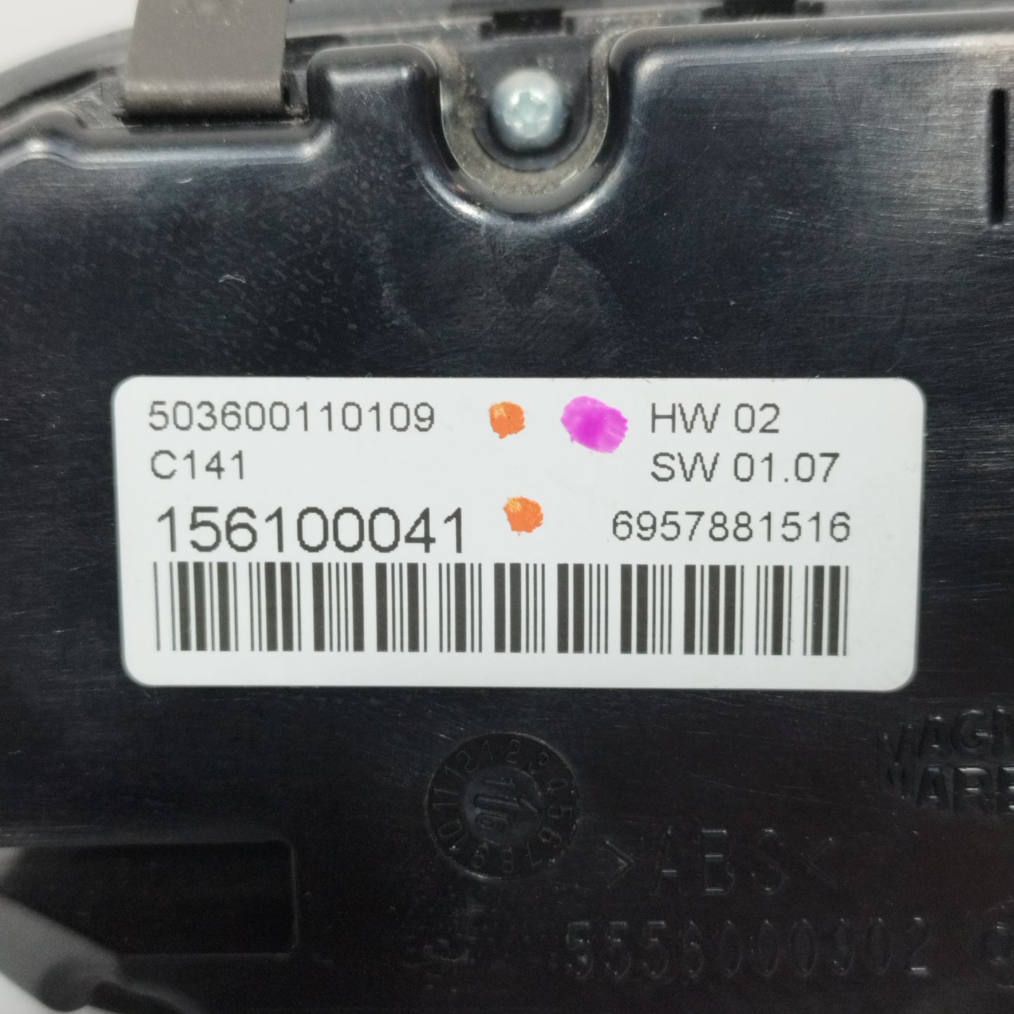 A/C Button Panel Alfa Romeo Giulietta 2014 Code: 156100041 ecoAC11893